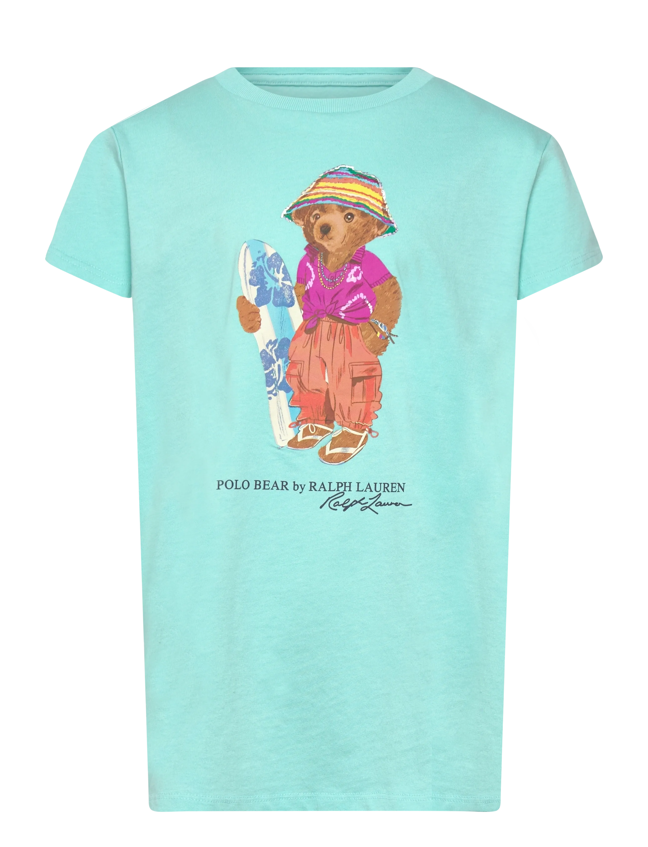 Ralph Lauren Kids Polo Bear Cotton Jersey Tee - Clothing - PARAKEET / green