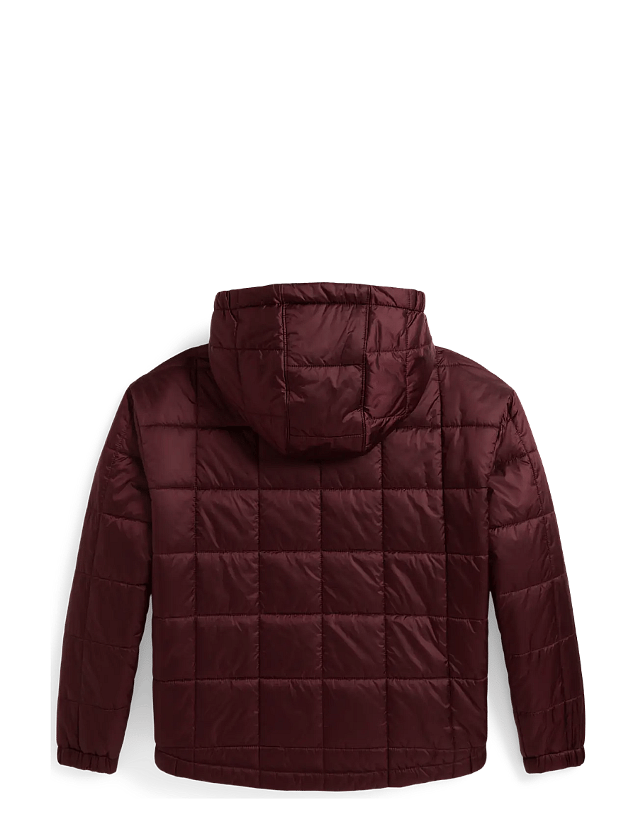 Ralph Lauren Kids - Quilted Metallic Water-Repellent Jacket - shell-jacken - rich ruby - 1