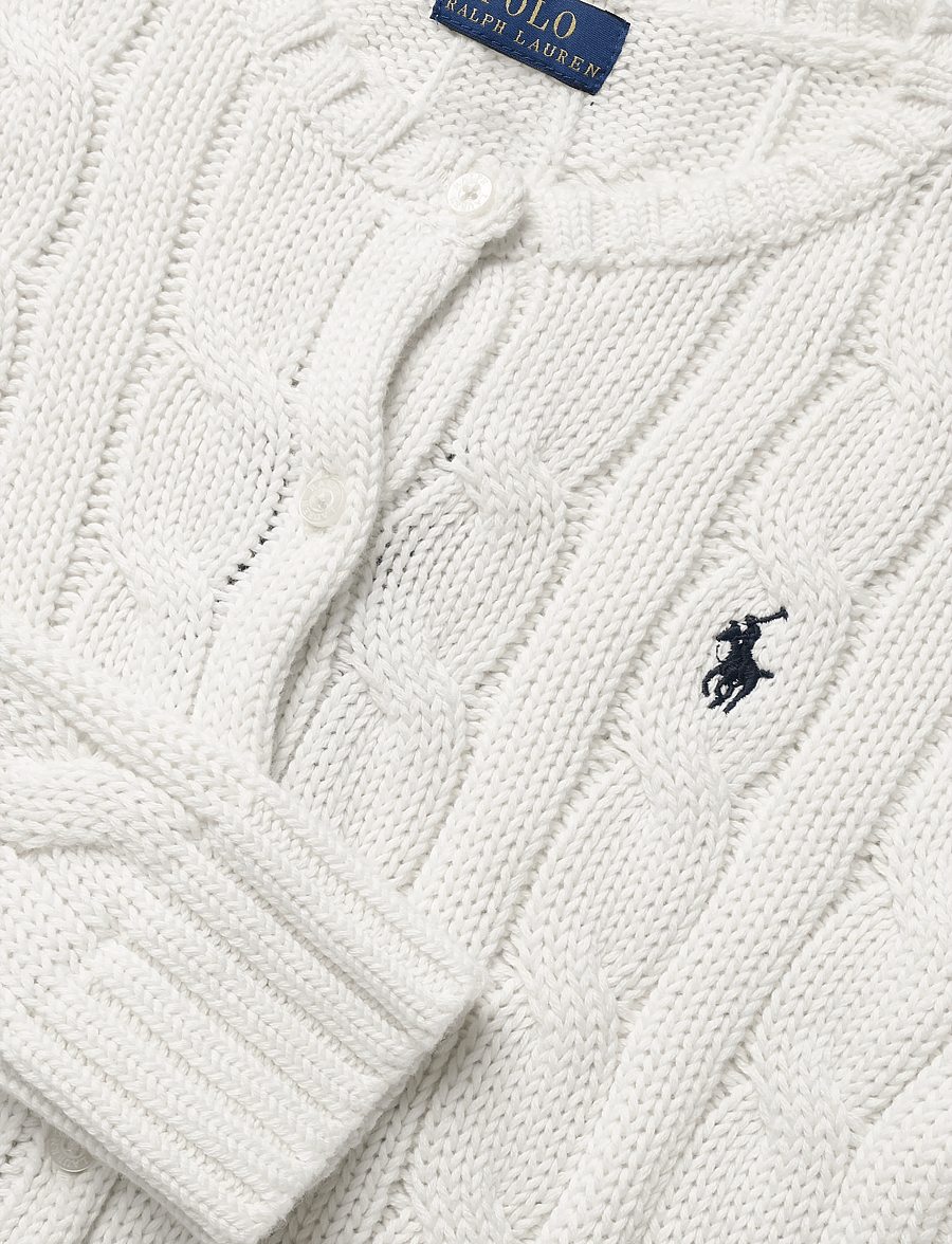 Ralph Lauren Kids - 20/2 COTTON-SWEATER-CARDIGAN - kardiganid - nevis - 2