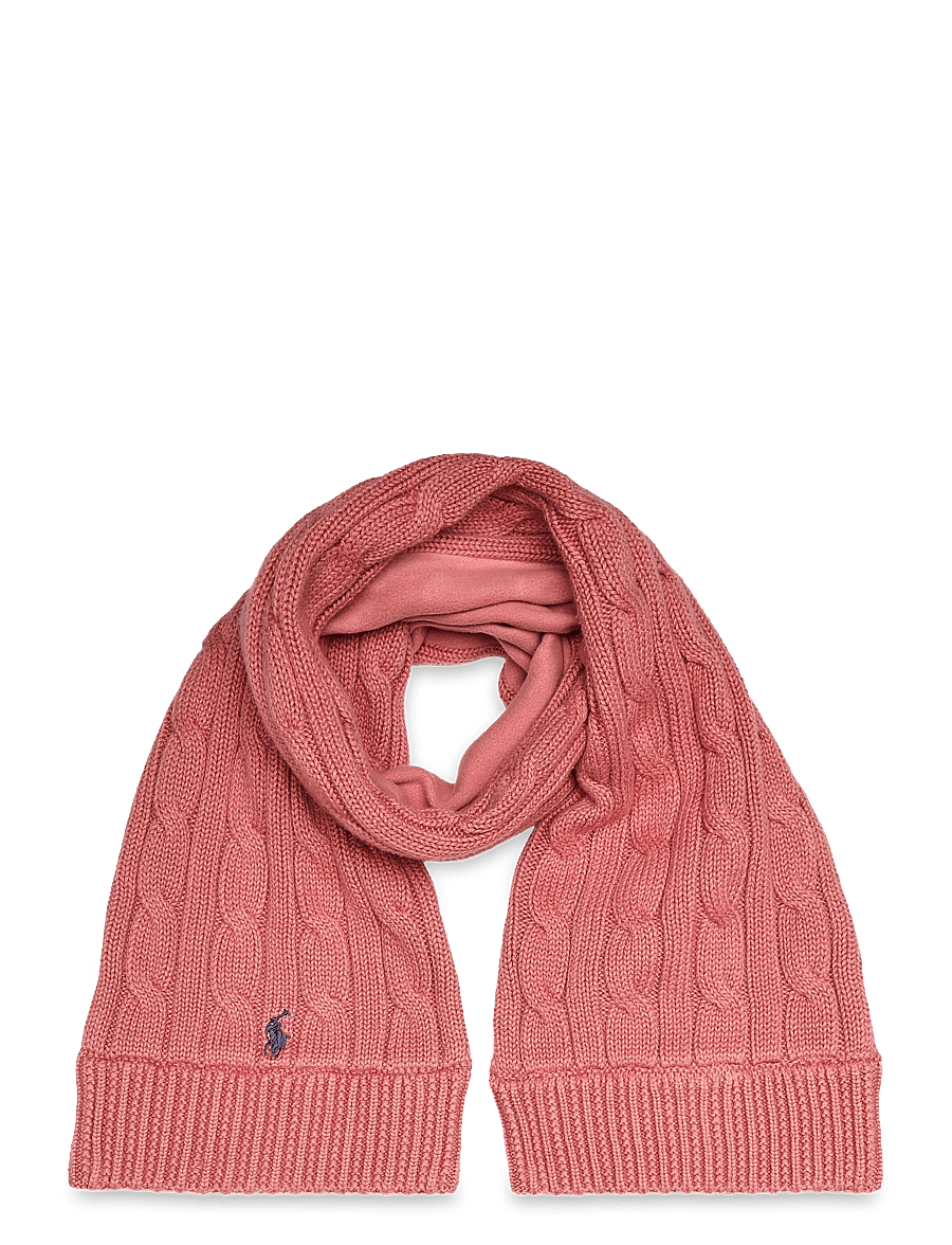 Ralph Lauren Kids - Cable-Knit Cotton Scarf - winteraccessoires - canvas pink - 0