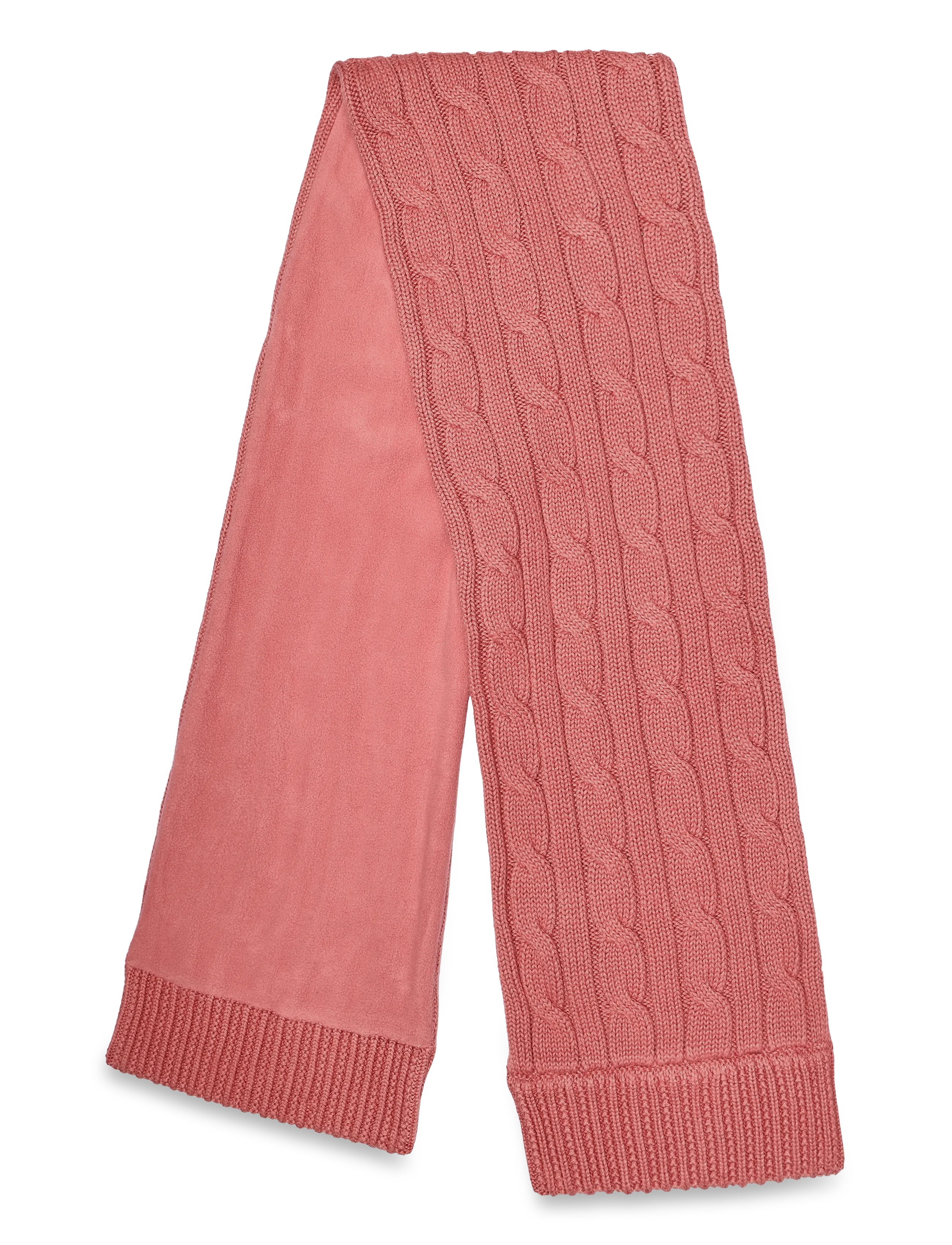 Ralph Lauren Kids - Cable-Knit Cotton Scarf - winteraccessoires - canvas pink - 1
