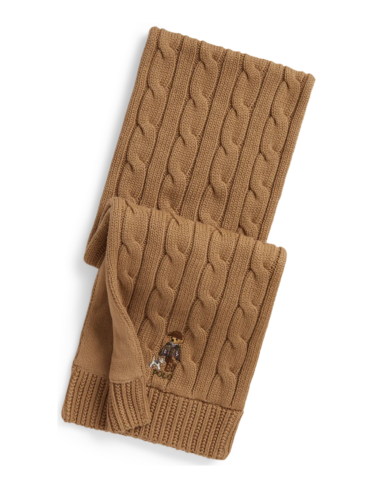 Ralph Lauren Kids Polo Bear Cotton Scarf - Schals - BERKSHIRE TAN / beige