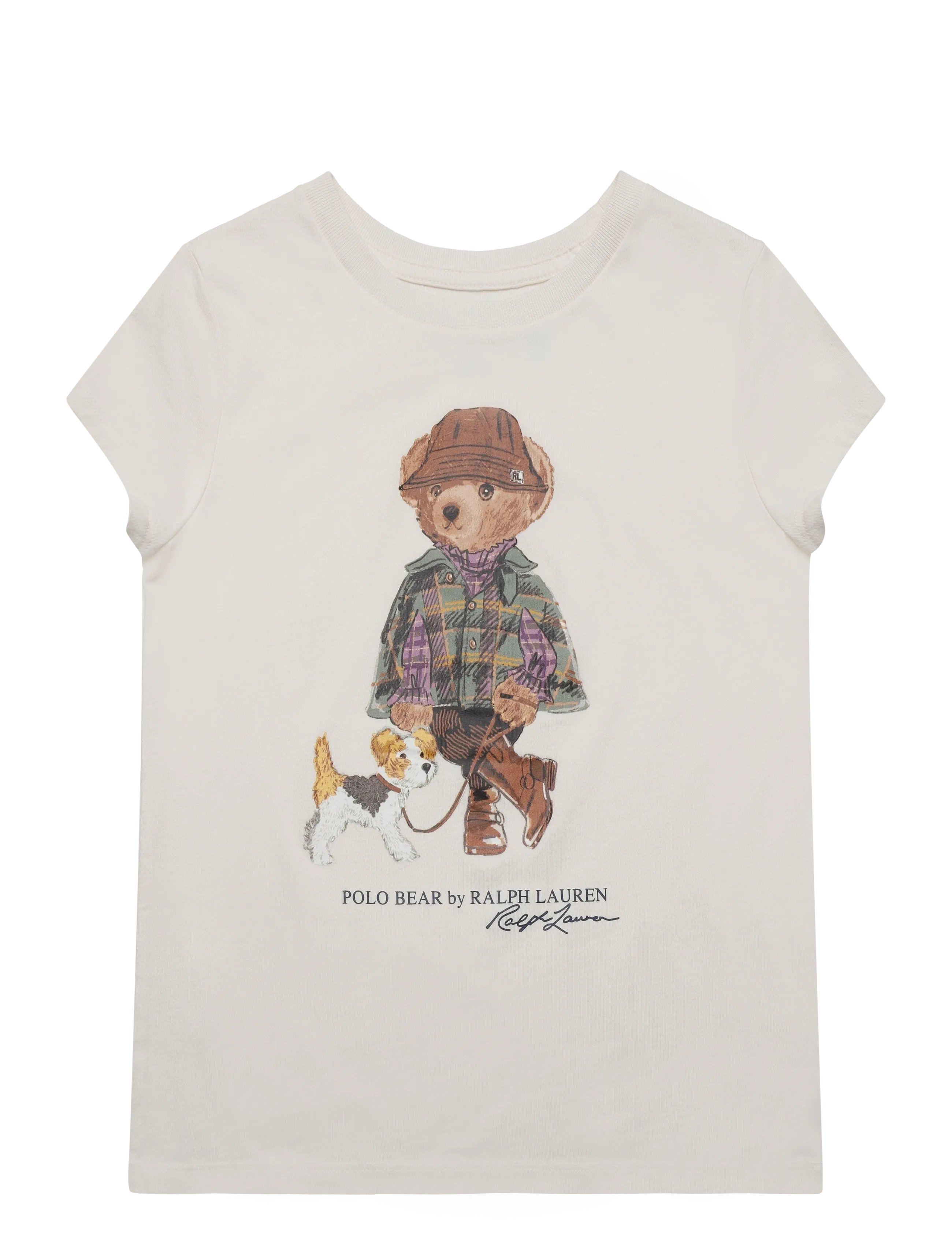 Ralph Lauren Kids 26/1 JERSEY-KNT-T-SHIRT - Viršutinės dalies drabužiai - ESTATE CREAM / cream