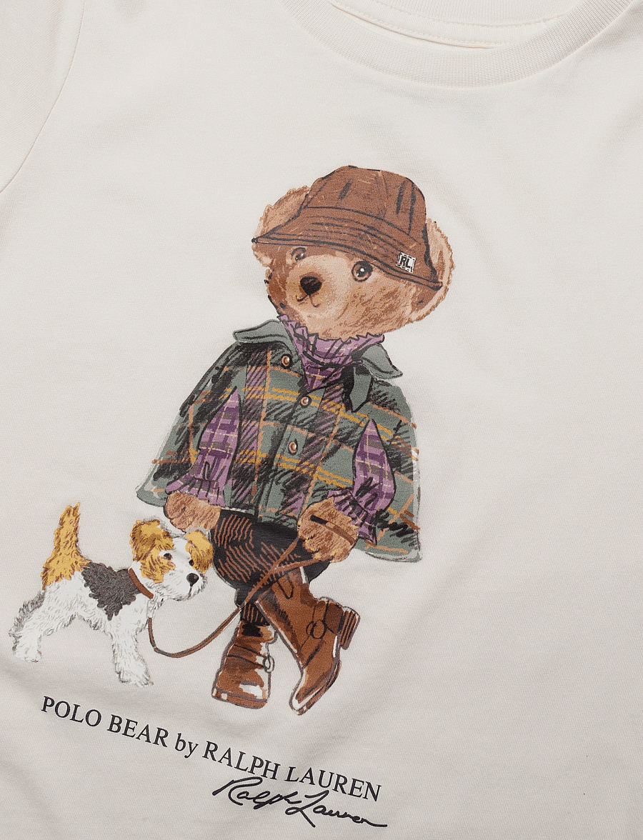 Ralph Lauren Kids - 26/1 JERSEY-KNT-T-SHIRT - kurzärmelige - estate cream - 2