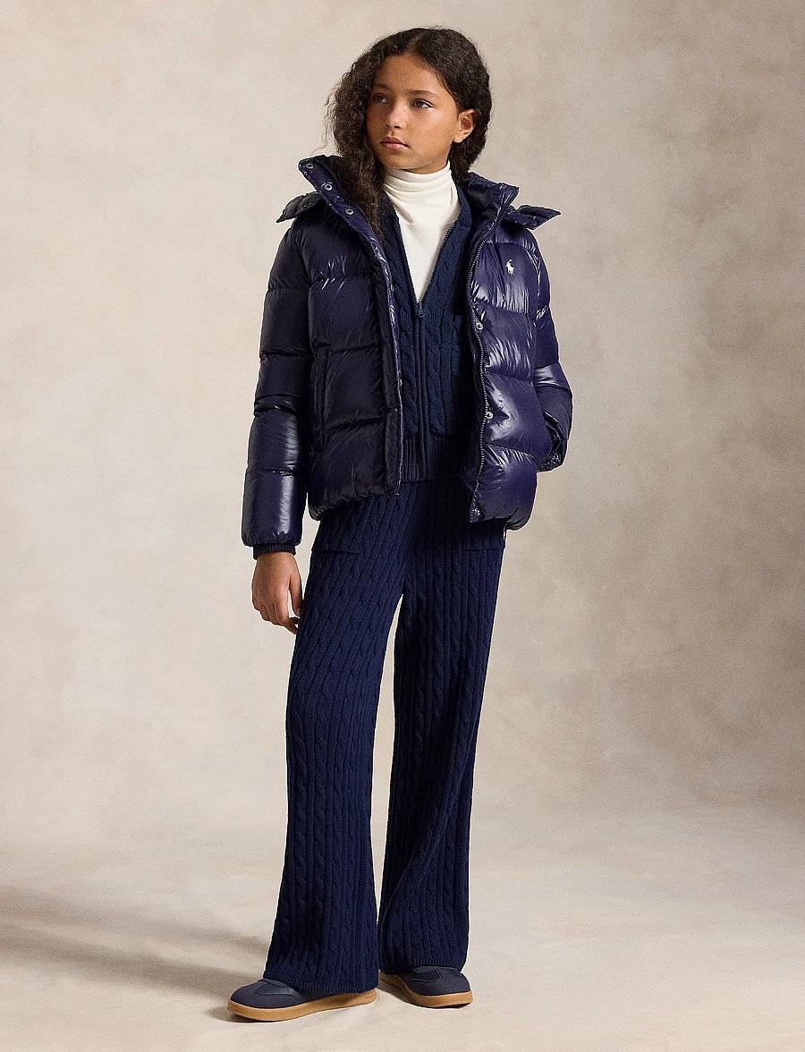 Ralph Lauren Kids - Glossy Down Hooded Jacket - thermo-jacken - newport navy - 3