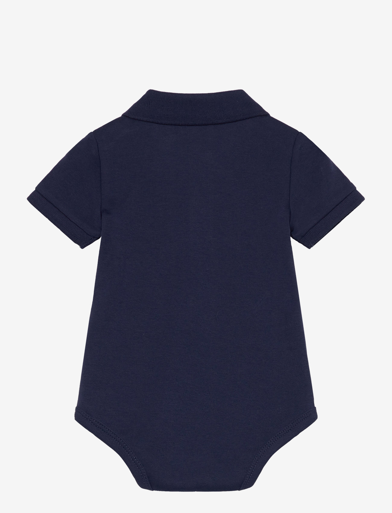 Ralph Lauren Kids - INTERLOCK-SS POLO-OP-BDY - kortærmede bodyer - refined navy - 1