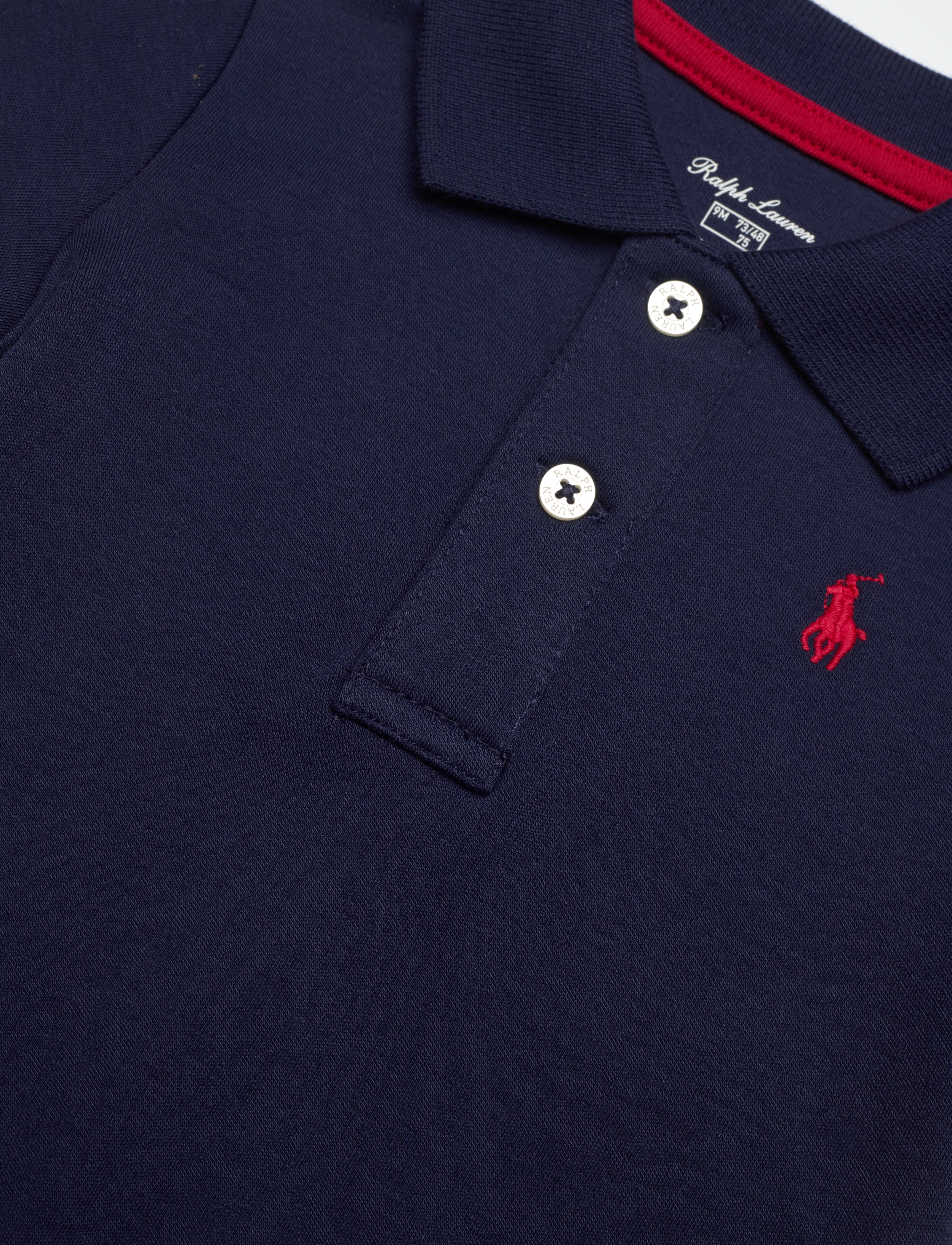 Ralph Lauren Kids - INTERLOCK-SS POLO-OP-BDY - lühikeste varrukatega bodid - refined navy - 2