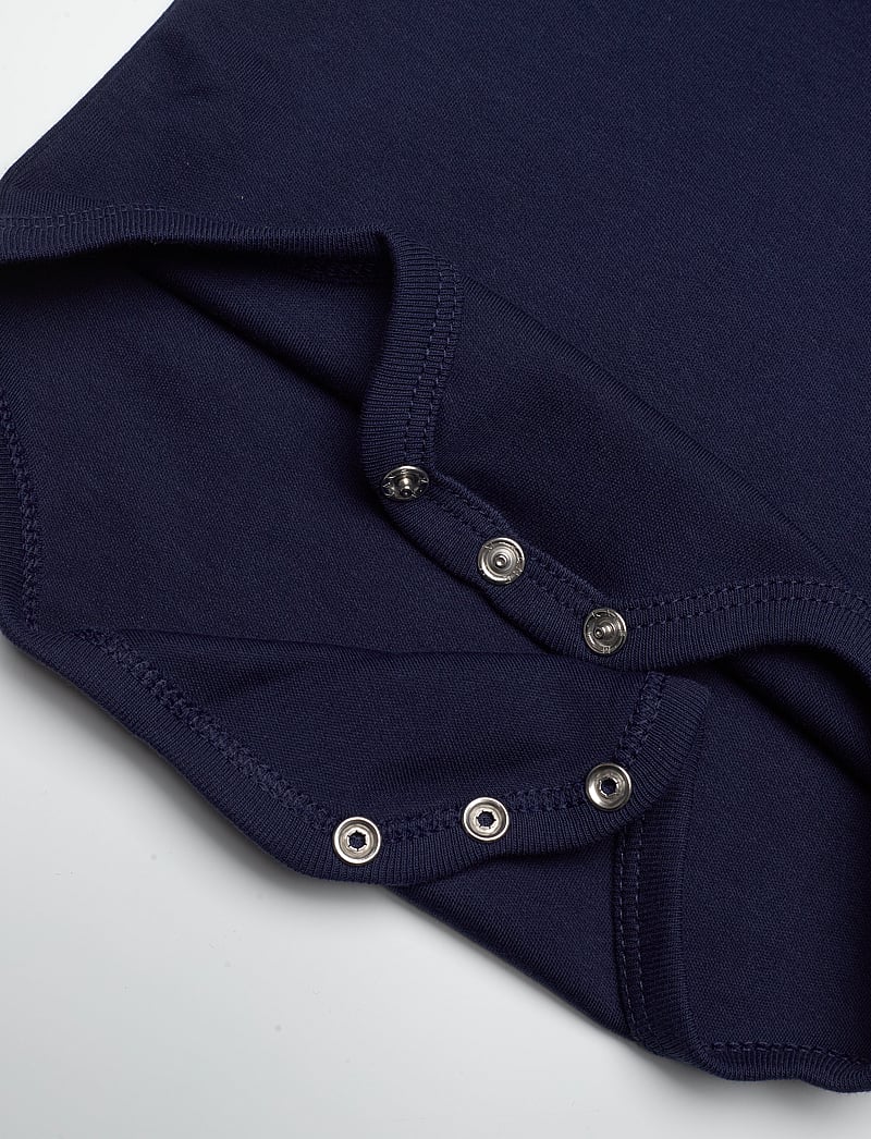 Ralph Lauren Kids - INTERLOCK-SS POLO-OP-BDY - kurzärmelige bodys - refined navy - 3