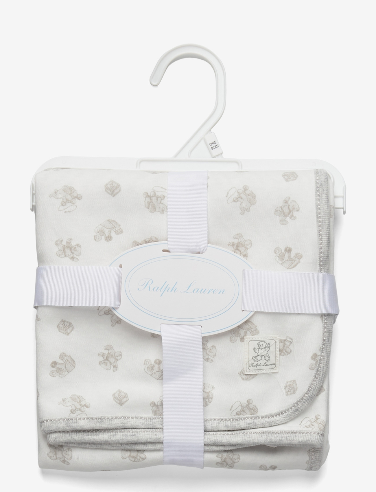 Ralph Lauren Kids - Polo Bear Cotton Blanket - paper white multi - 2