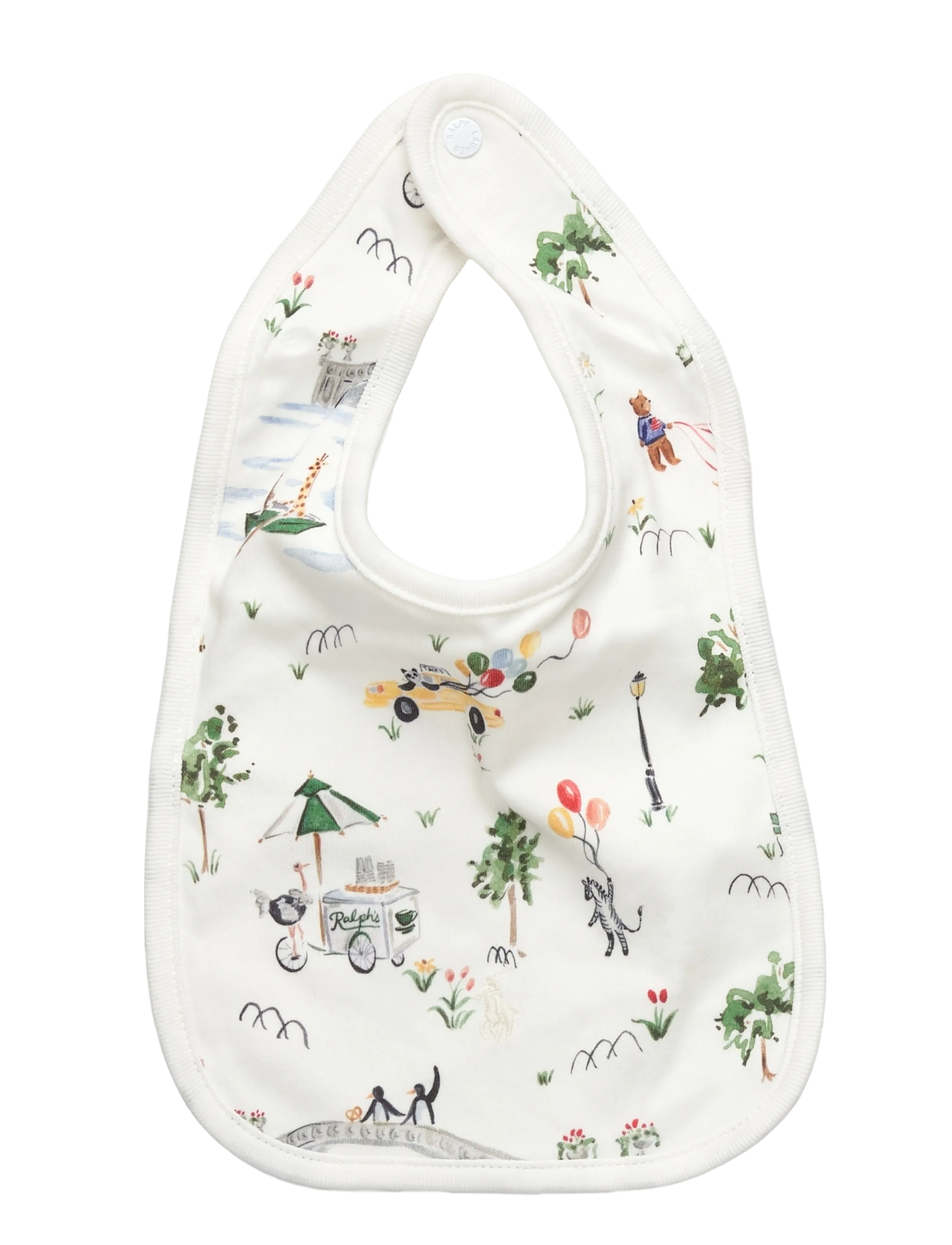 Ralph Lauren Kids RL Baby x Riley Sheehey Cotton Bib - Babyprodukte - SATURDAY AT THE P / multi