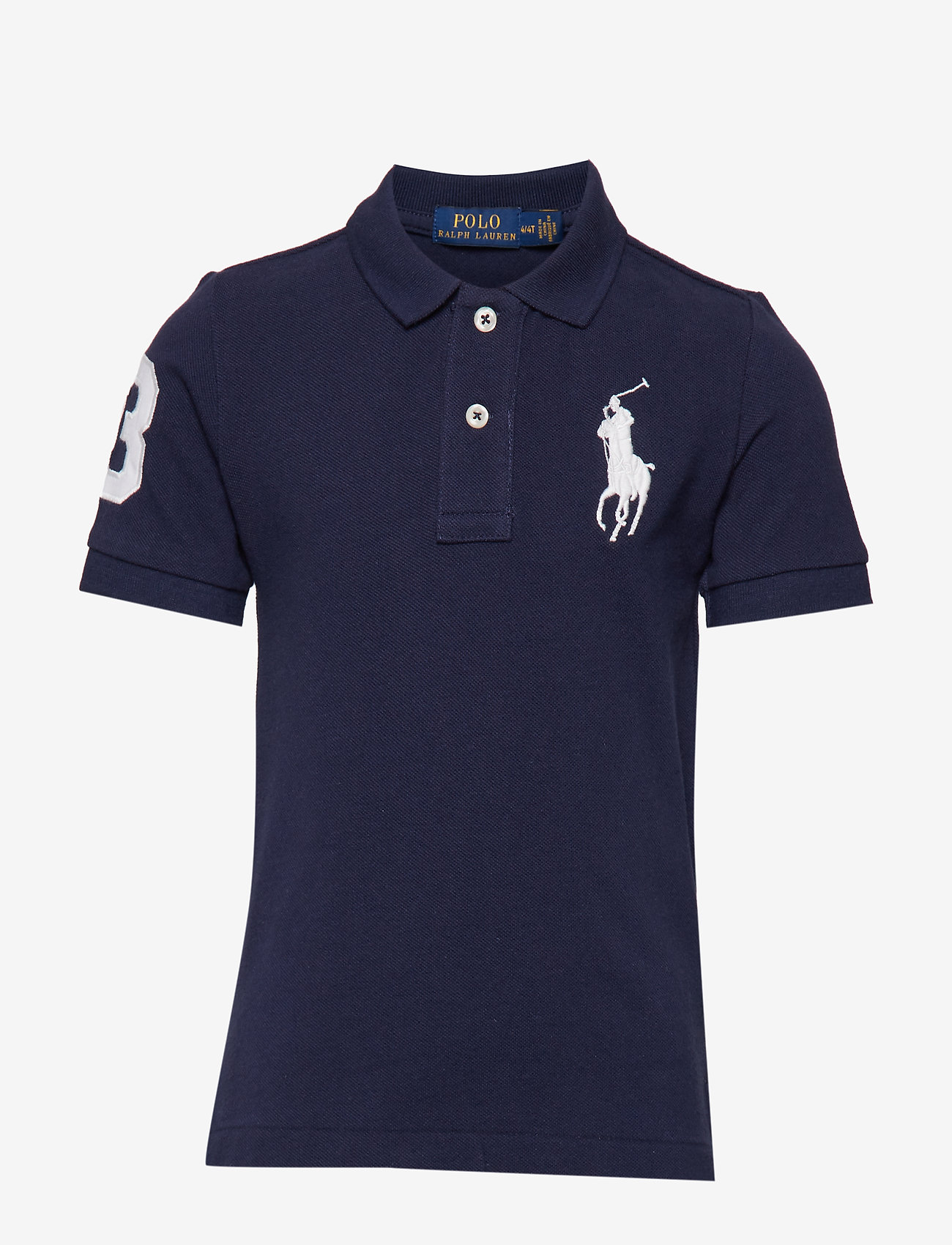 Ralph Lauren Kids - Cotton Mesh Polo Shirt - french navy - 0