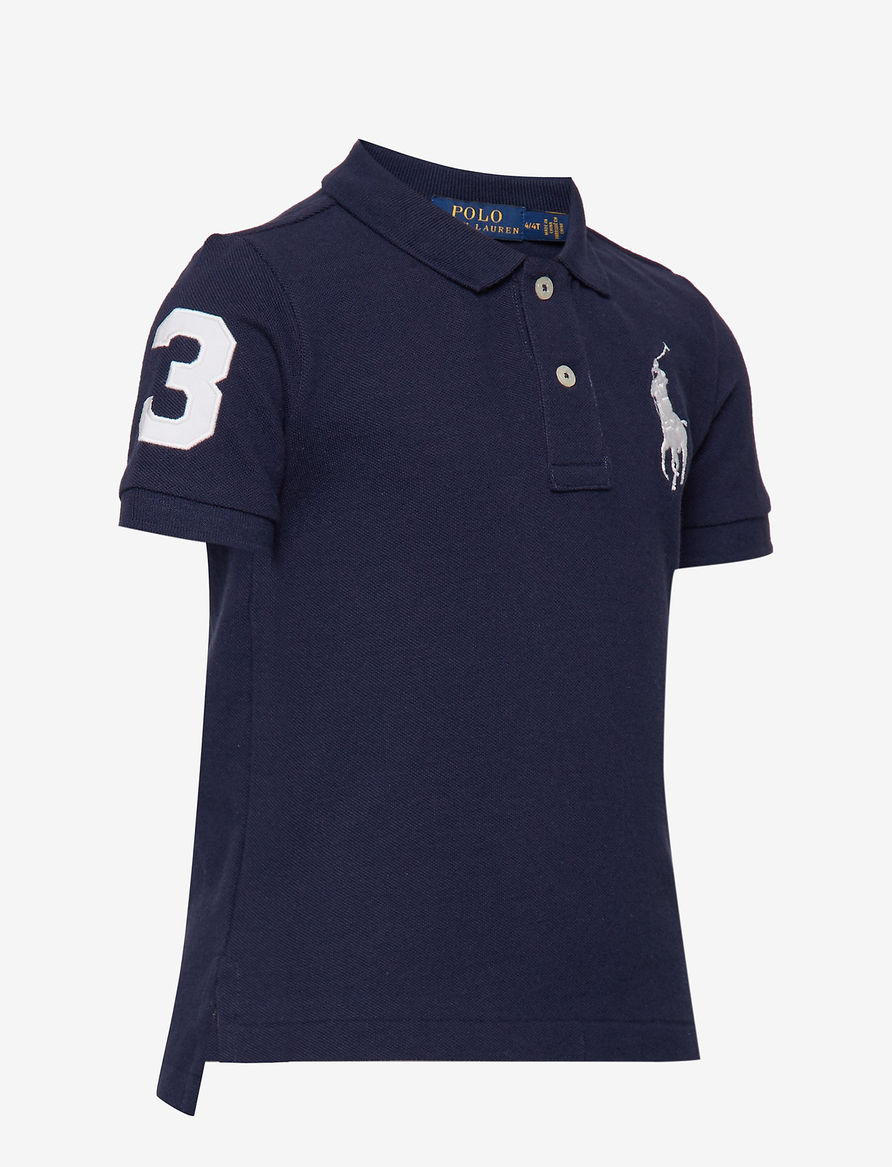 Ralph Lauren Kids - Cotton Mesh Polo Shirt - french navy - 4