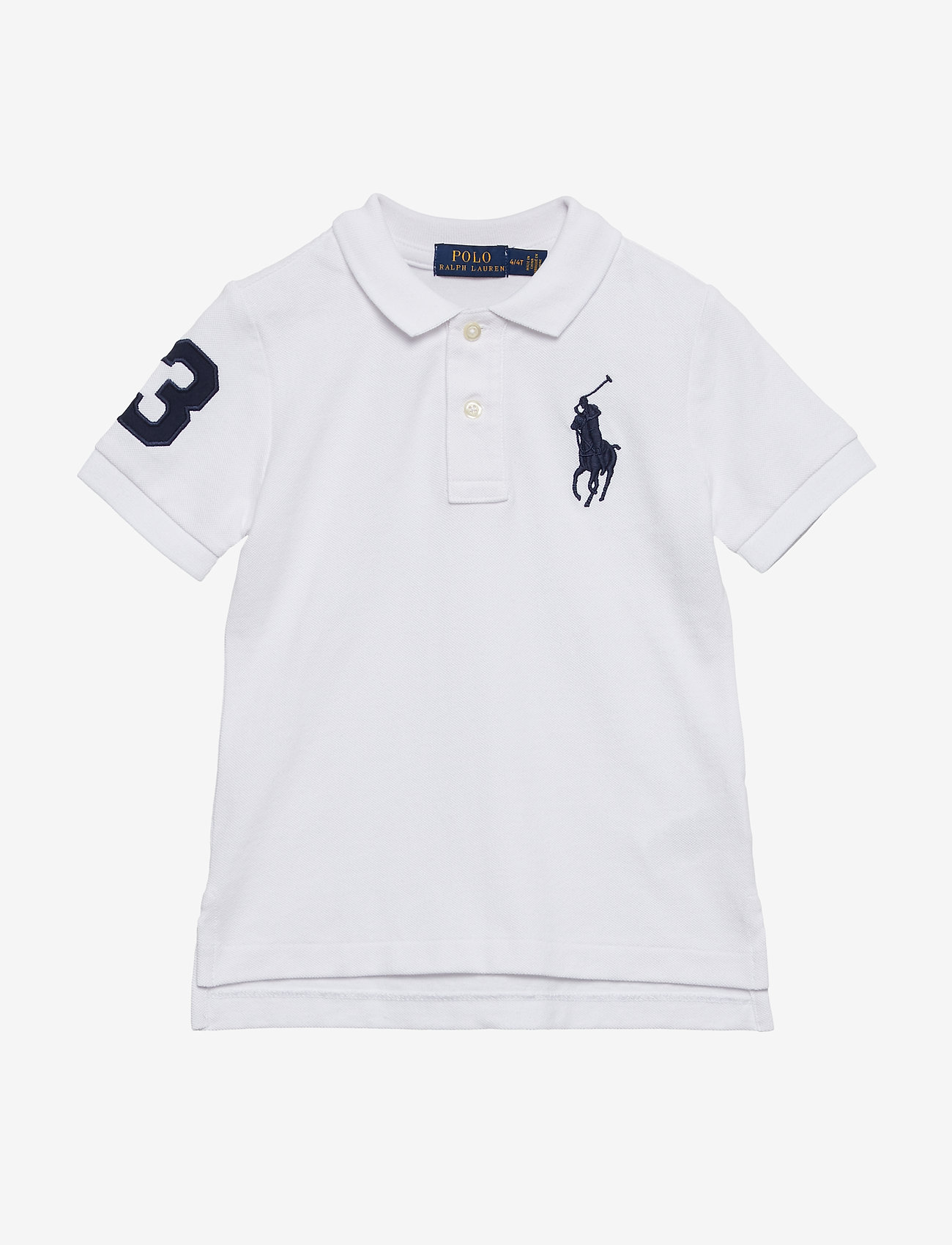 Cotton Mesh Polo Shirt - WHITE