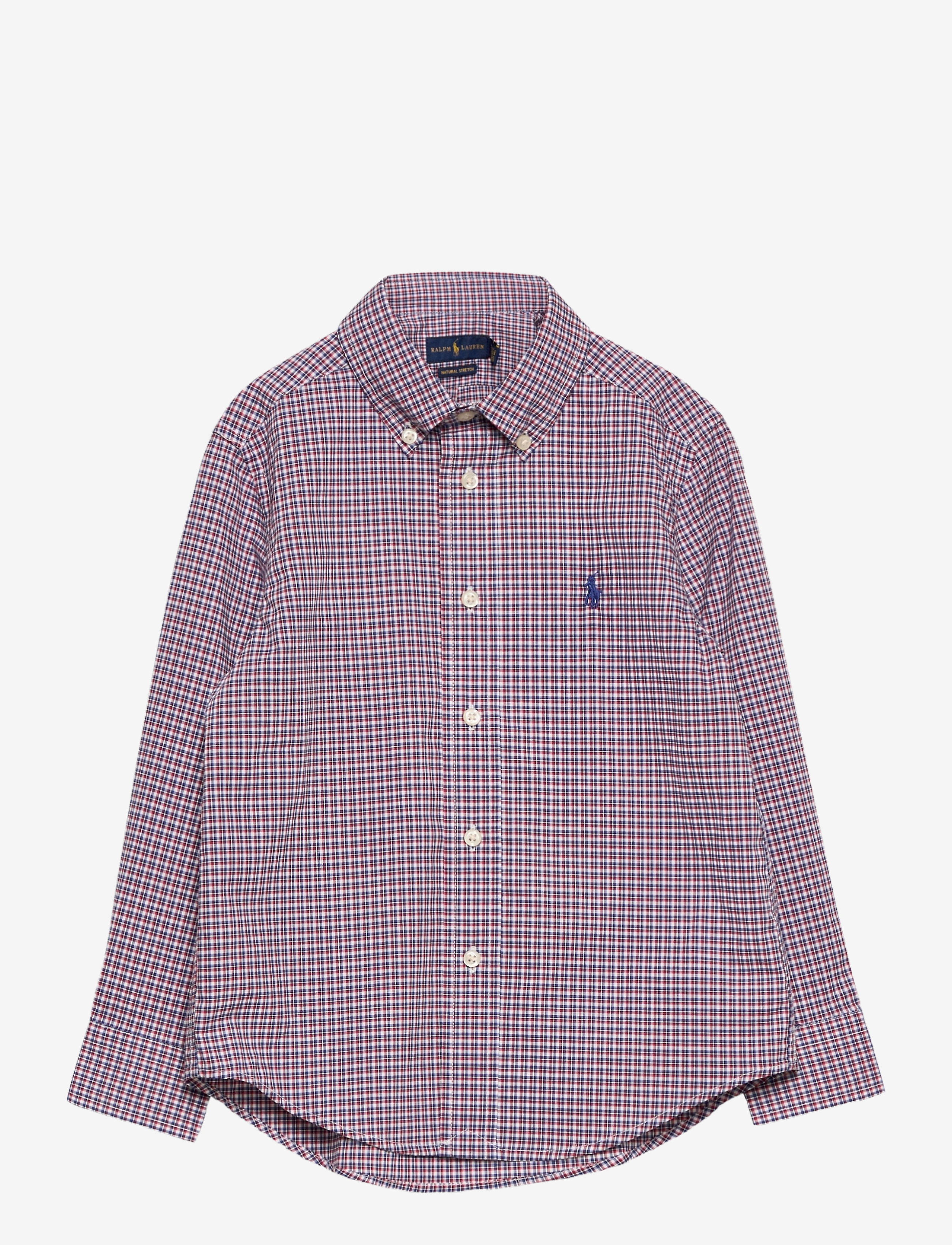Ralph Lauren Kids - Plaid Cotton Poplin Shirt - red/blue - 0