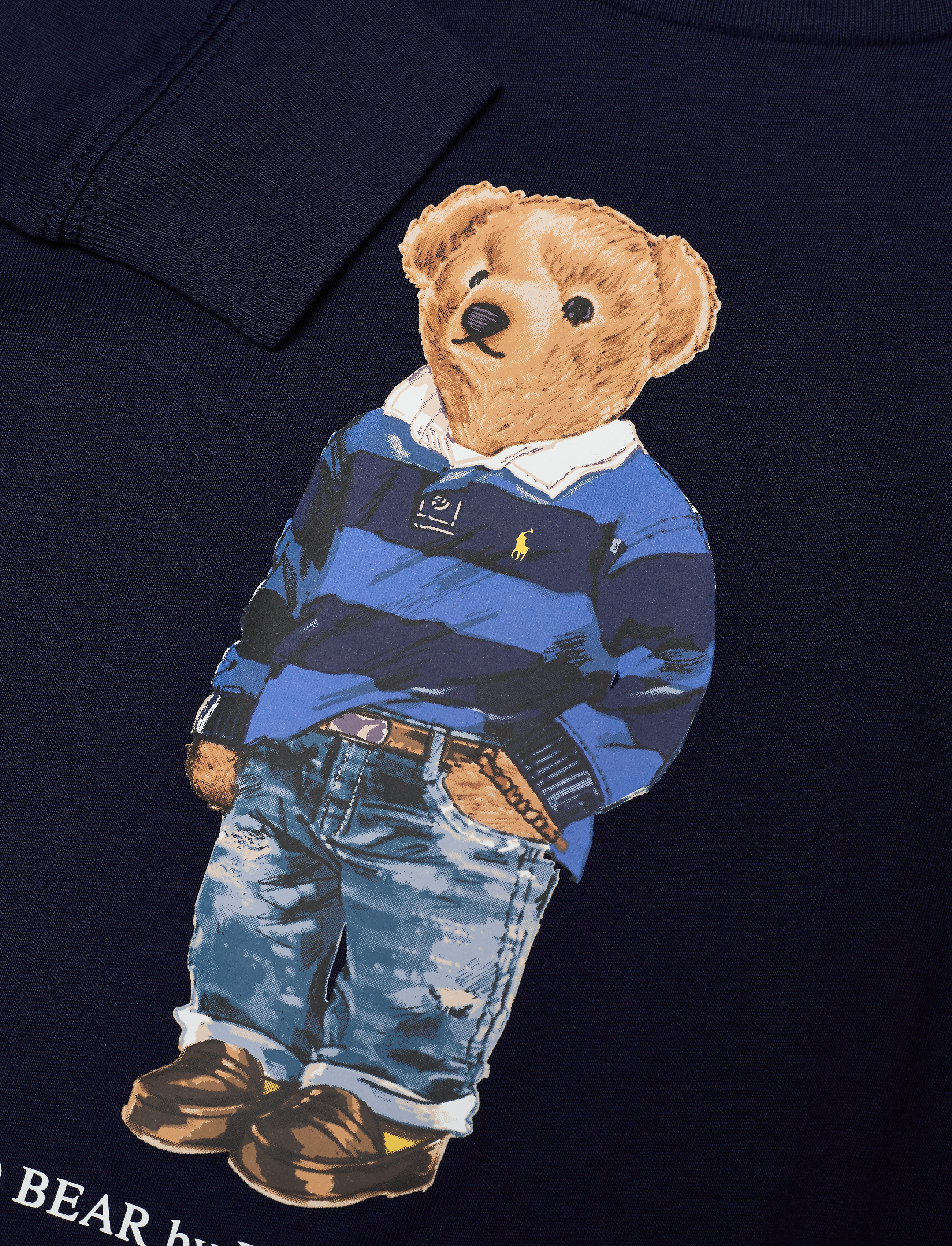 Ralph Lauren Kids - Polo Bear Cotton Jersey Tee - cruise navy - 2