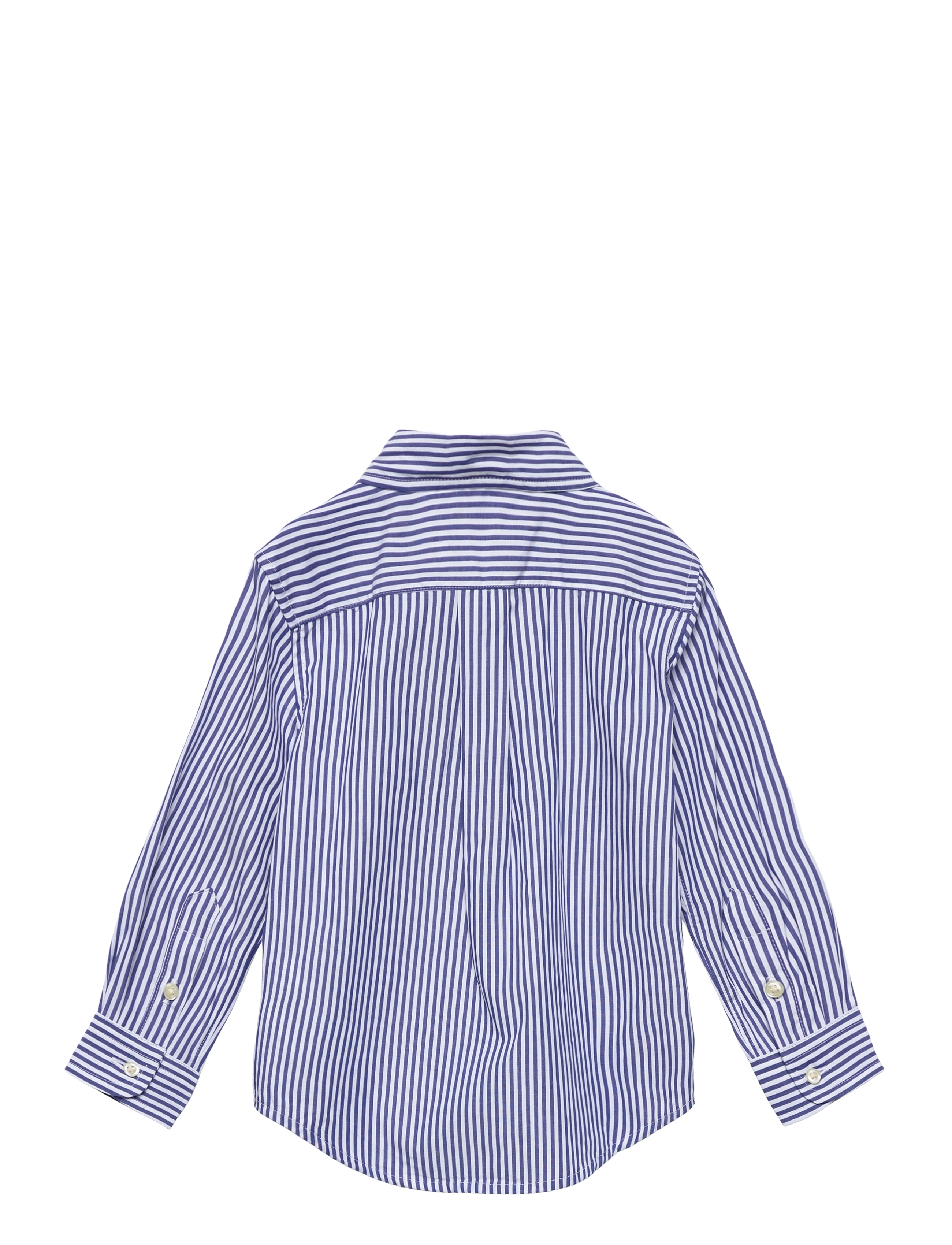 Ralph Lauren Kids - Striped Cotton Poplin Shirt - 4655a navy/white - 1