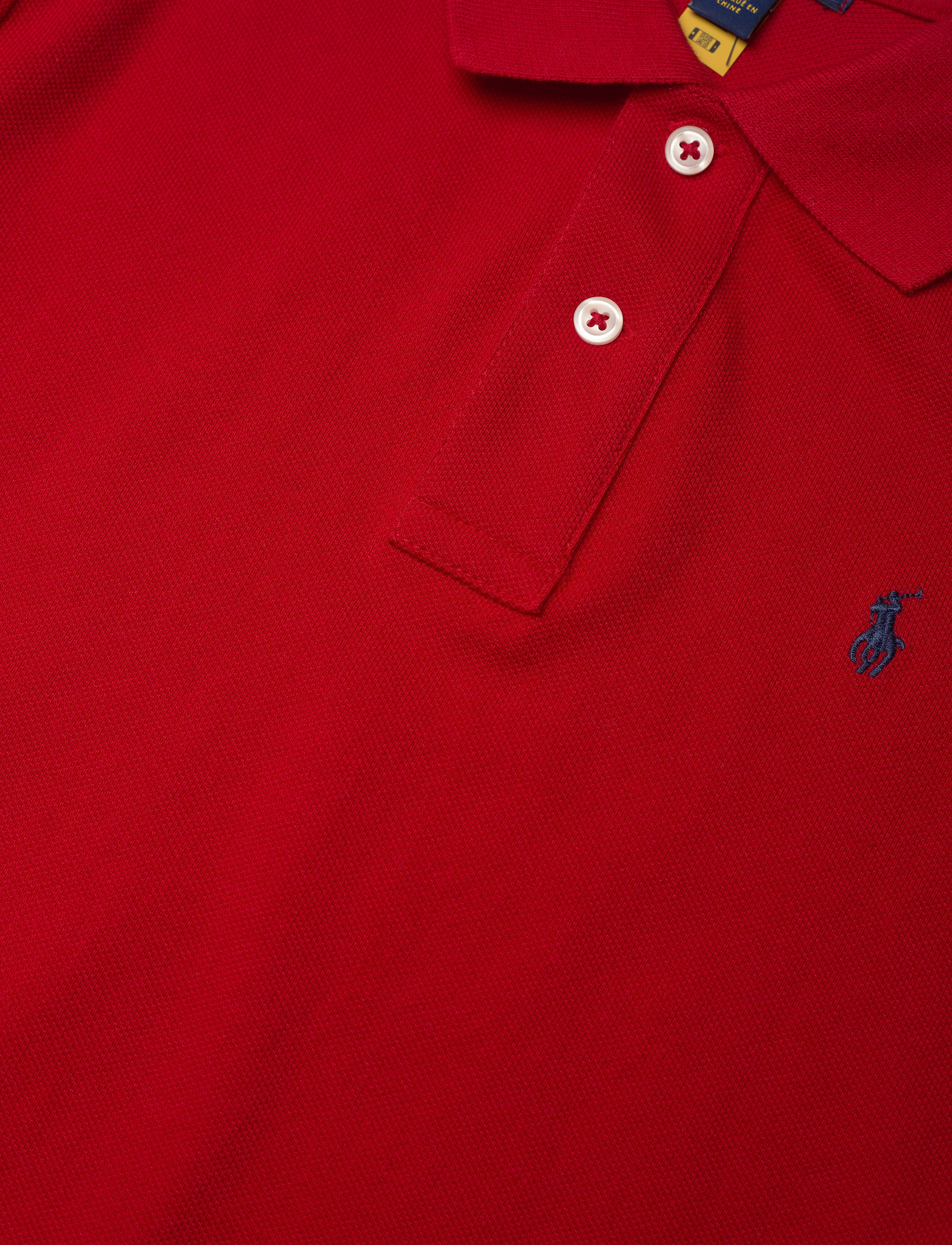 Ralph Lauren Kids - The Iconic Mesh Polo Shirt - kortärmade pikéer - rl 2000 red - 5