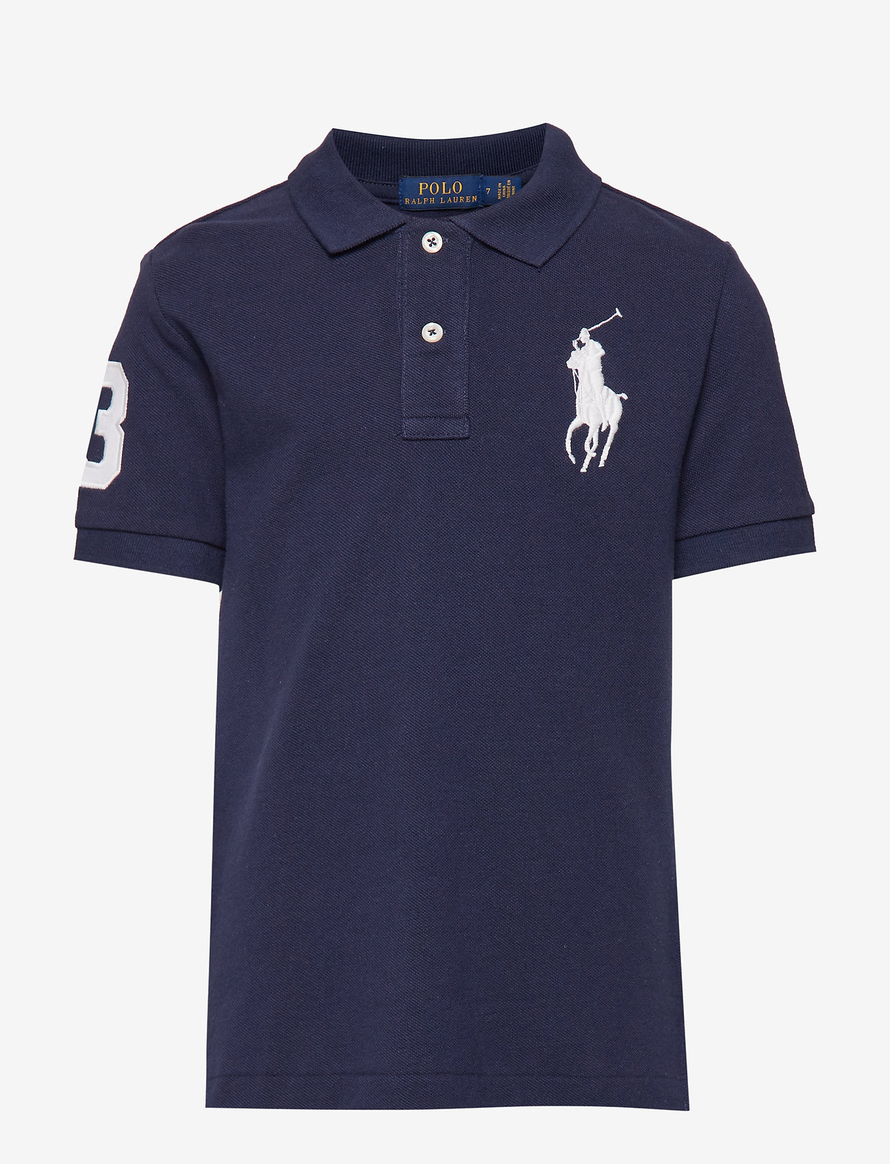 Ralph Lauren Kids - Cotton Mesh Polo Shirt - french navy - 4