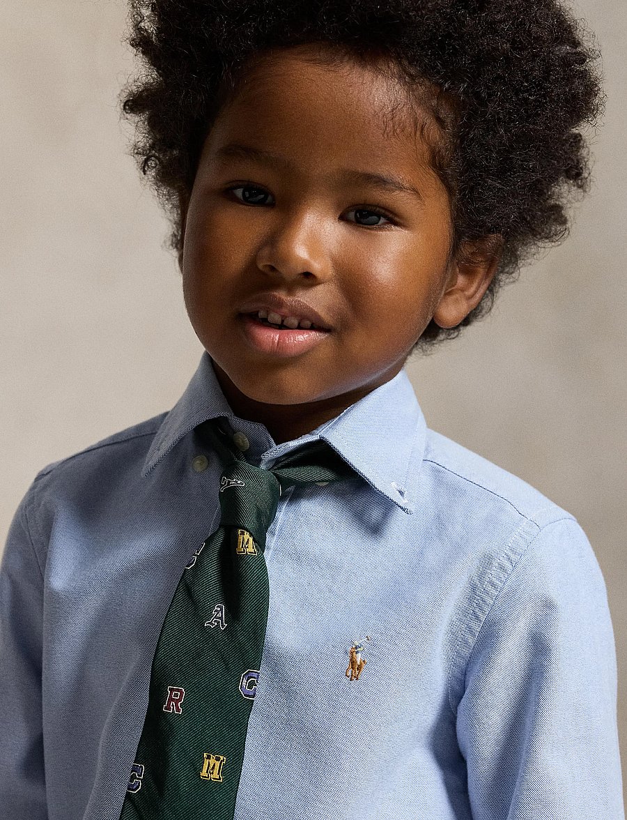 Ralph Lauren Kids - The Iconic Oxford Shirt - langærmede skjorter - blue - 2