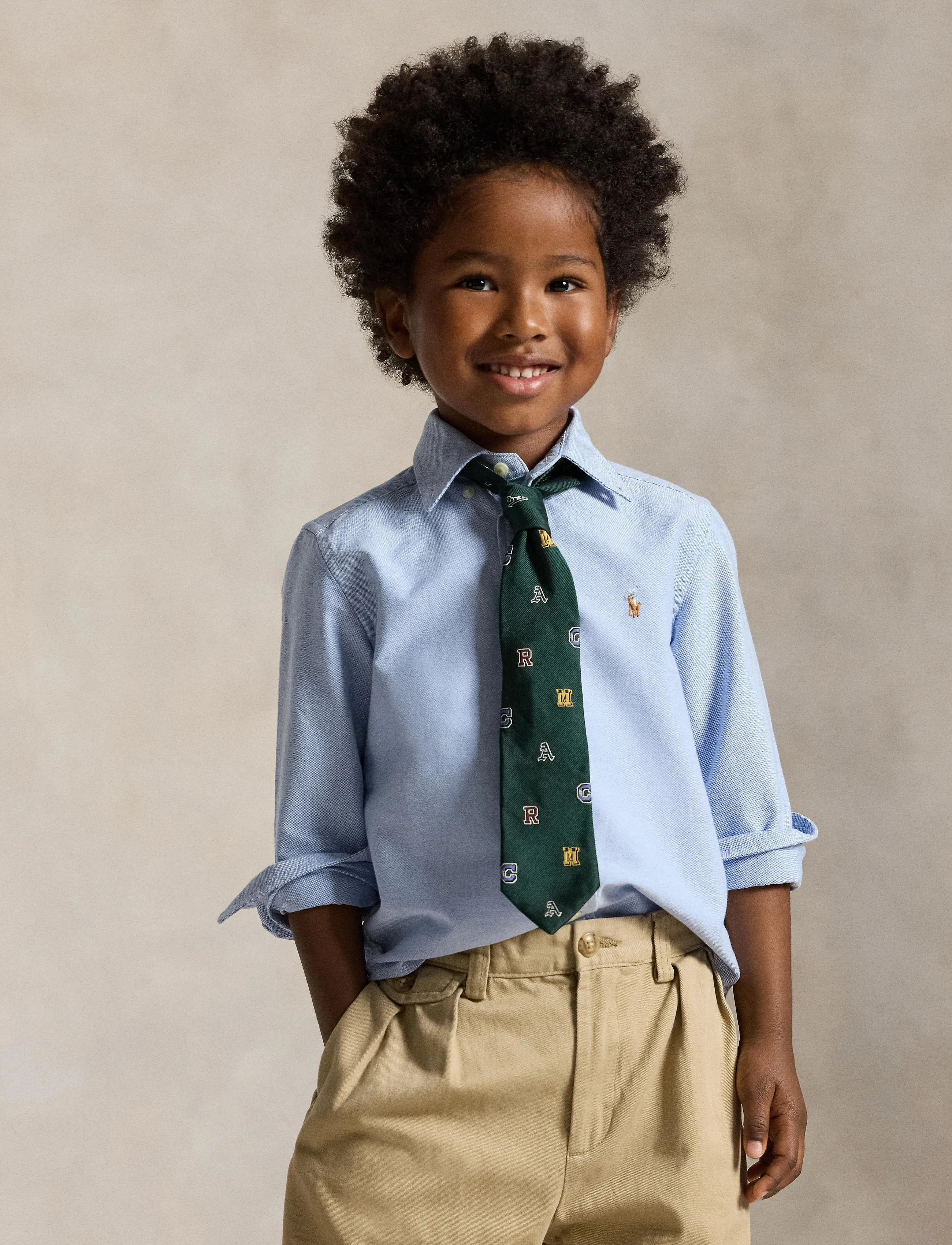 Ralph Lauren Kids - The Iconic Oxford Shirt - langærmede skjorter - blue - 3