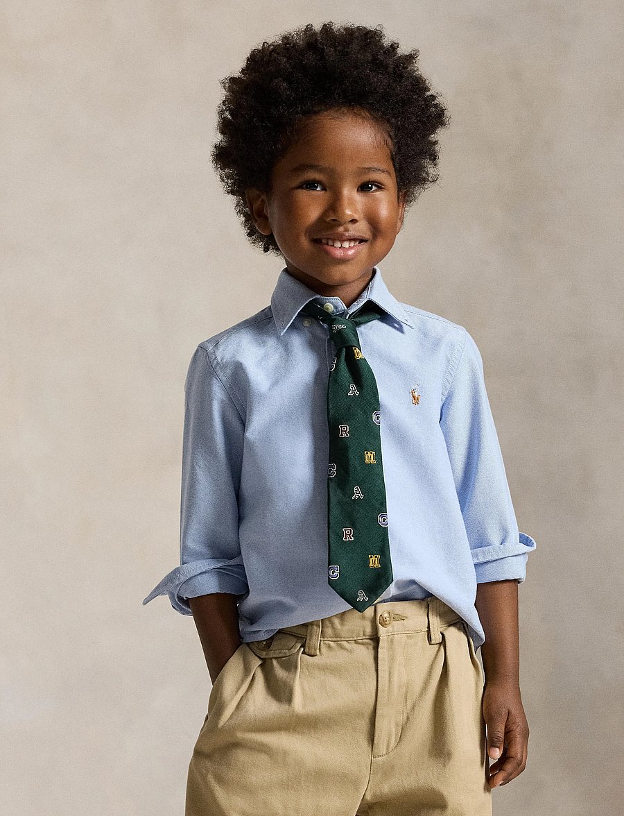 Ralph Lauren Kids - The Iconic Oxford Shirt - langærmede skjorter - blue - 3