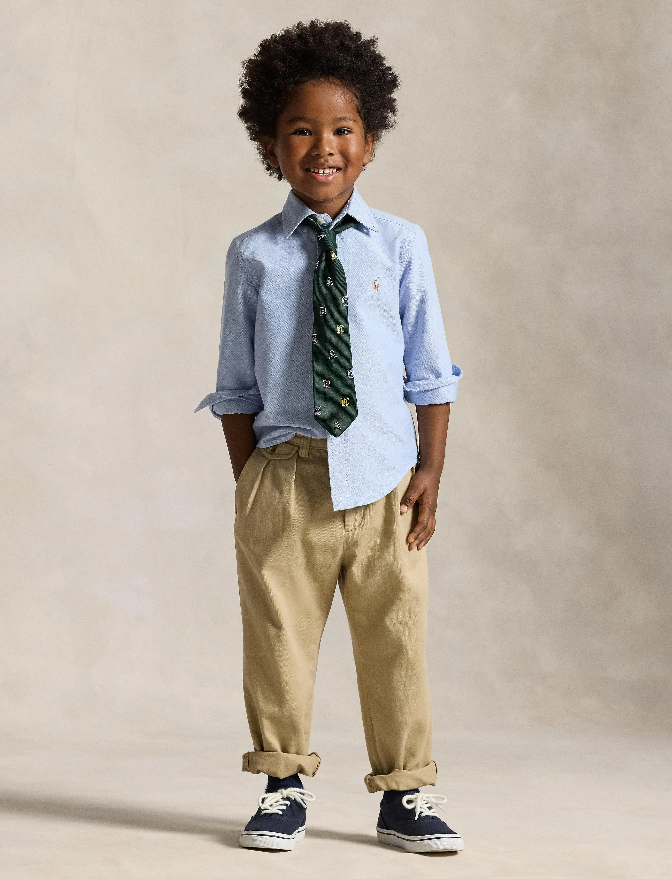 Ralph Lauren Kids OXFORD-LS BD-TP-SHT - Polo Ralph Lauren - BLUE / blue