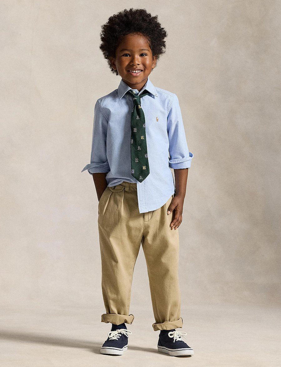 Ralph Lauren Kids - The Iconic Oxford Shirt - langærmede skjorter - blue - 4