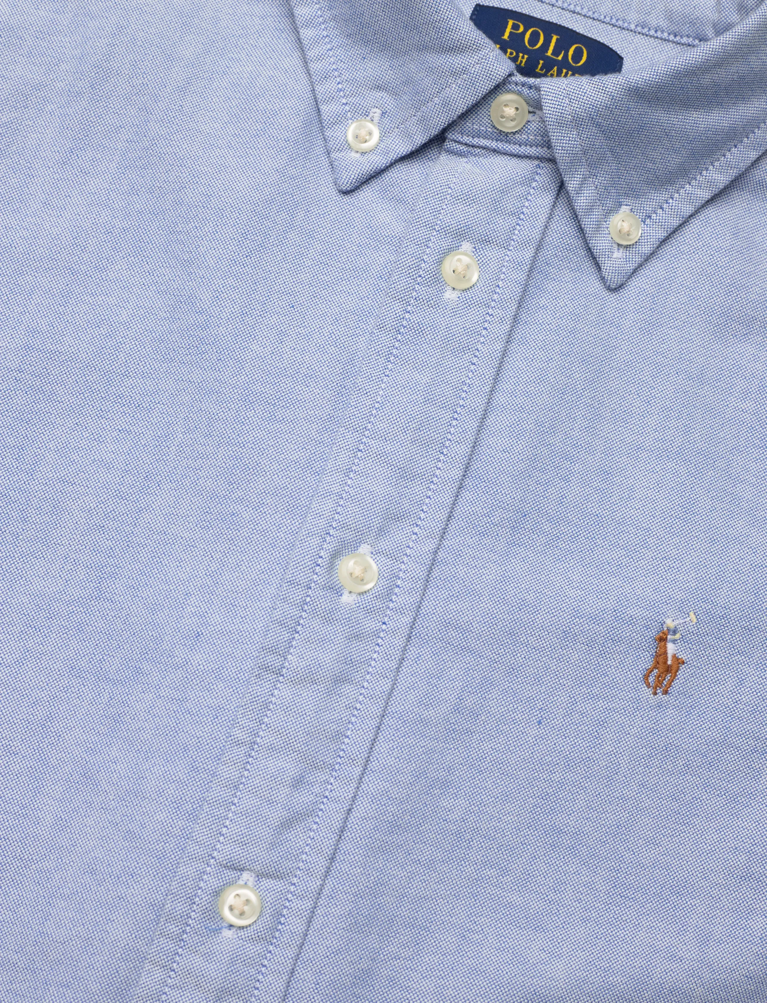 Ralph Lauren Kids - The Iconic Oxford Shirt - langærmede skjorter - blue - 5