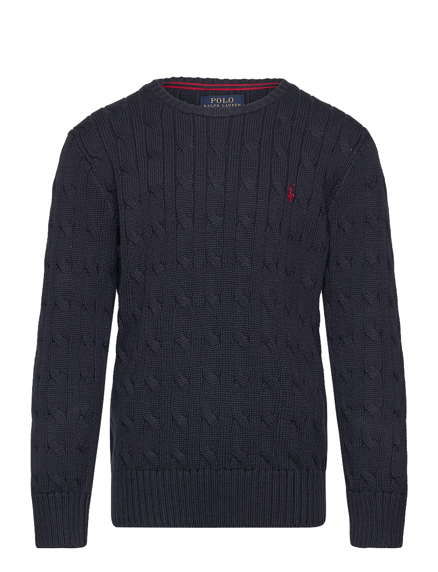 Ralph Lauren Kids - COMBED COTTON-LS CABLE CN-TP-SWT - swetry - rl navy/c3807 - 1