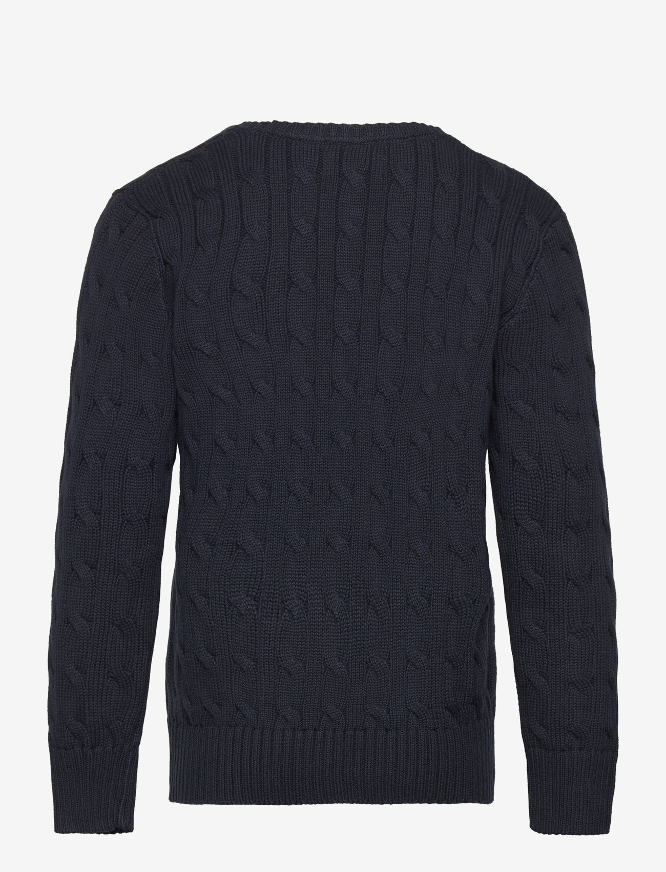 Ralph Lauren Kids - Cable-Knit Cotton Sweater - stickade tröjor - rl navy/c3807 - 2