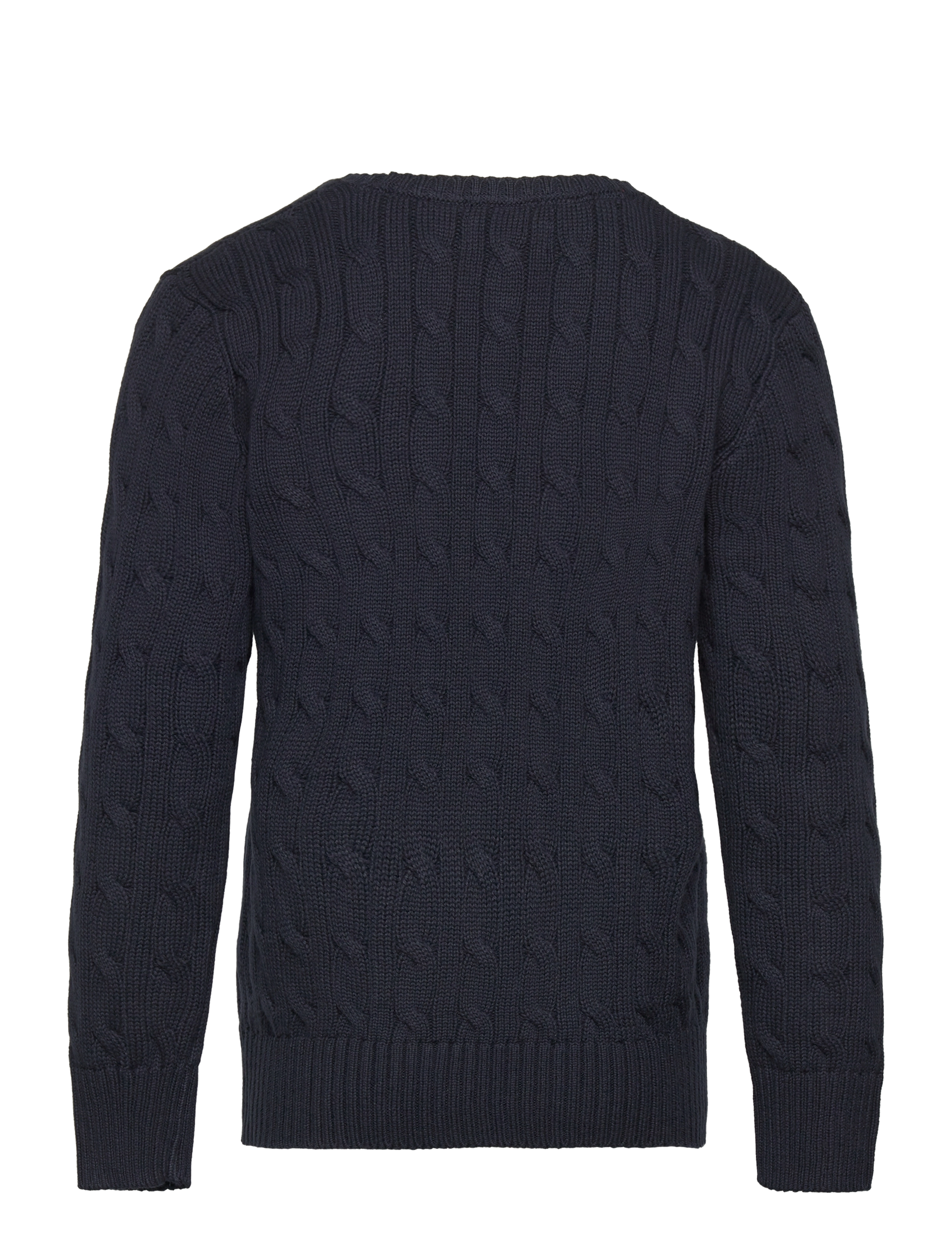 Ralph Lauren Kids - COMBED COTTON-LS CABLE CN-TP-SWT - trøjer - rl navy/c3807 - 2