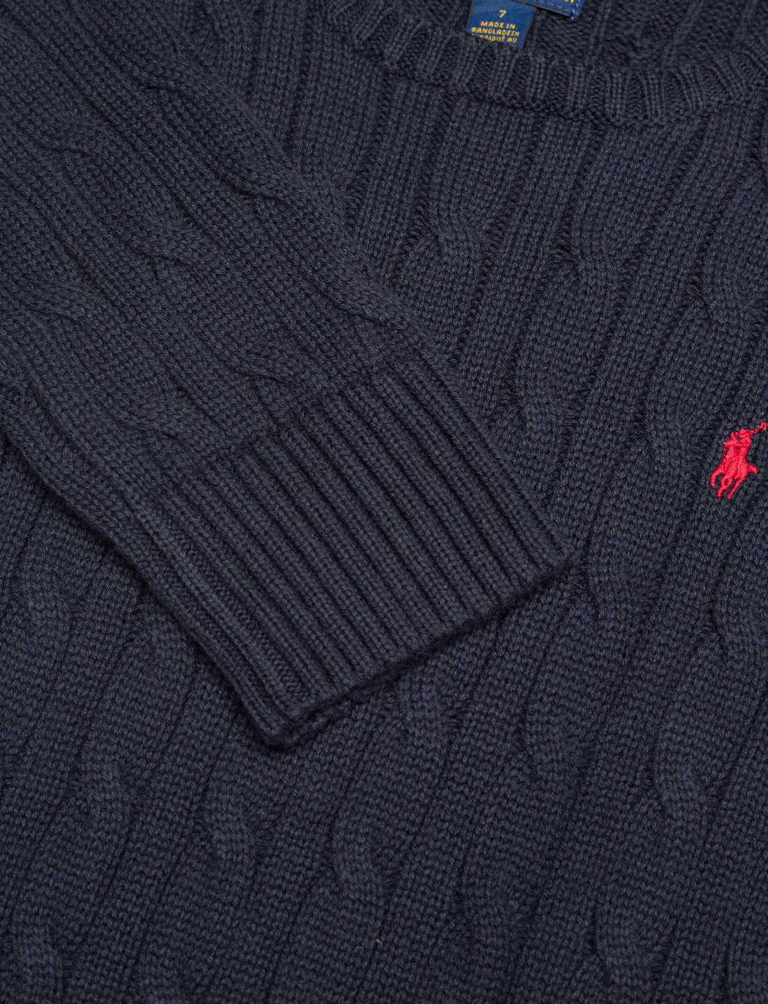 Cable Knit Cotton Sweater