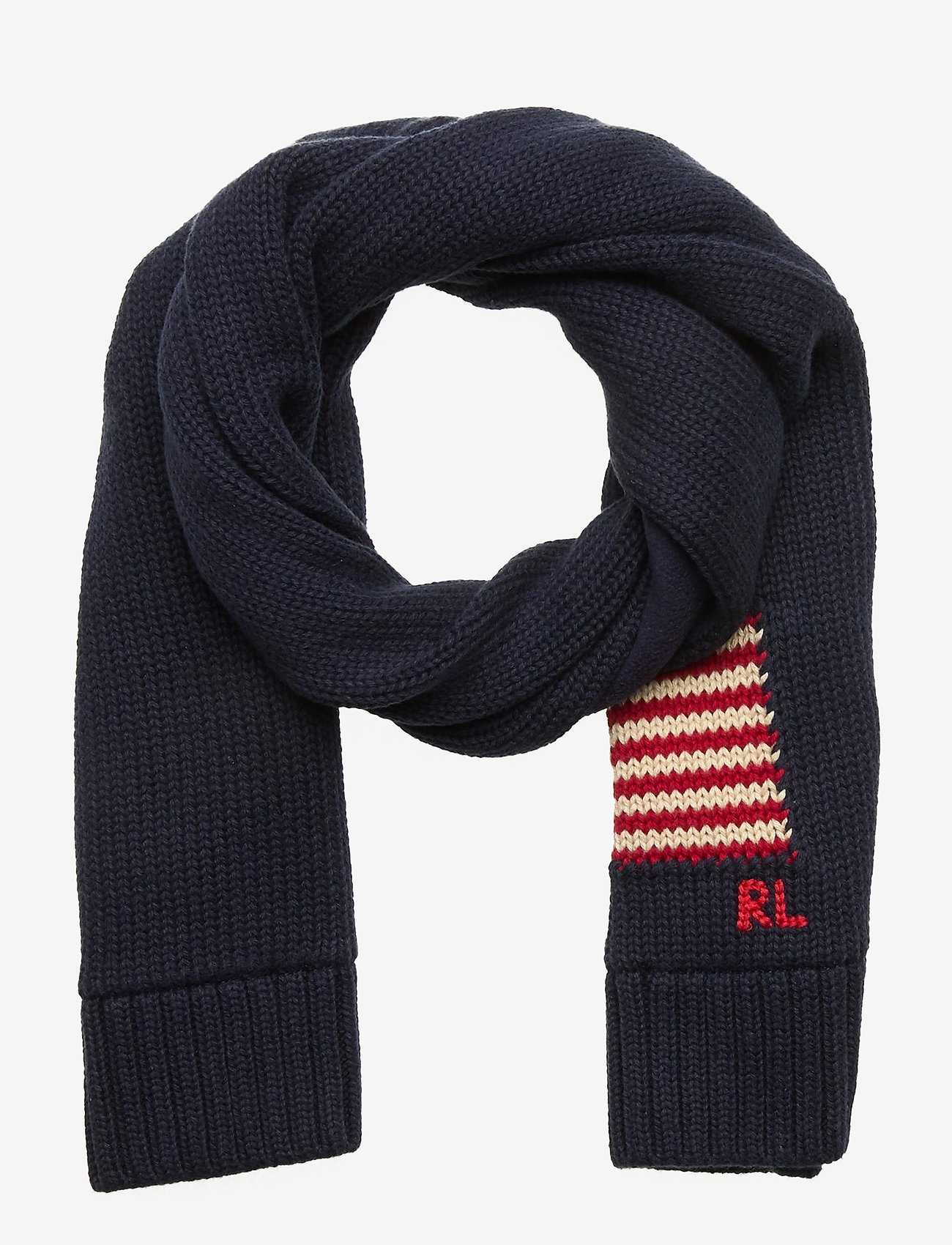 Ralph Lauren Kids - COMBED COTTON-FLAG SCARF-AC-SCF - hunter navy - 0