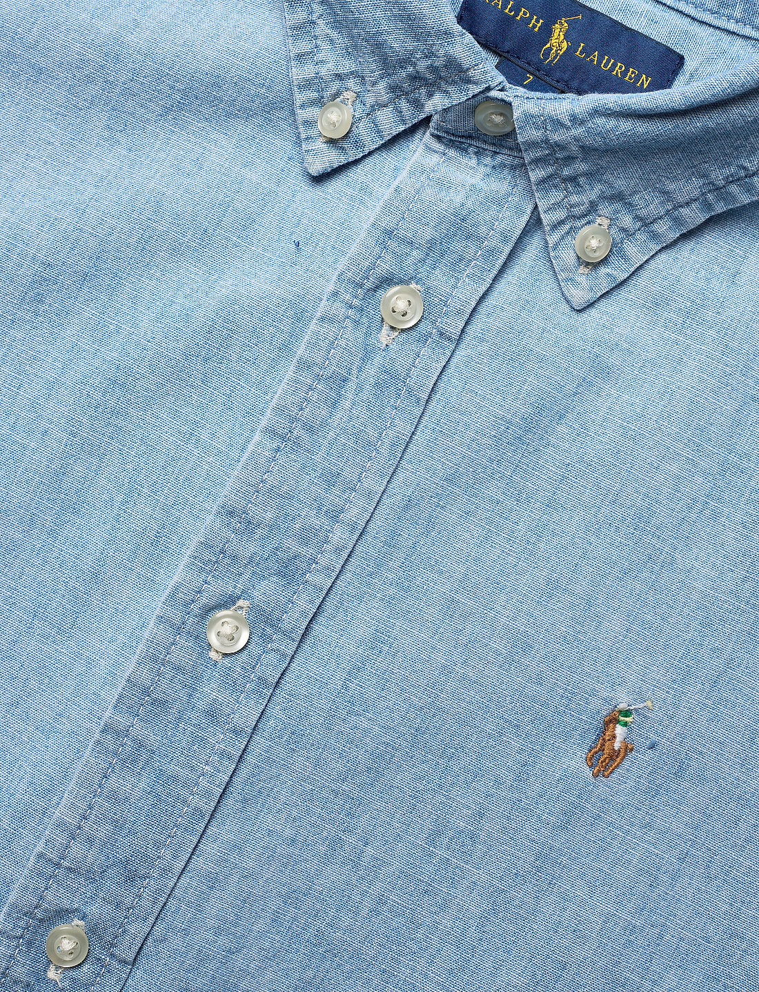 Ralph Lauren Kids - CHAMBRAY-LS BD-TP-SHT - skjorter - lt blue - 2