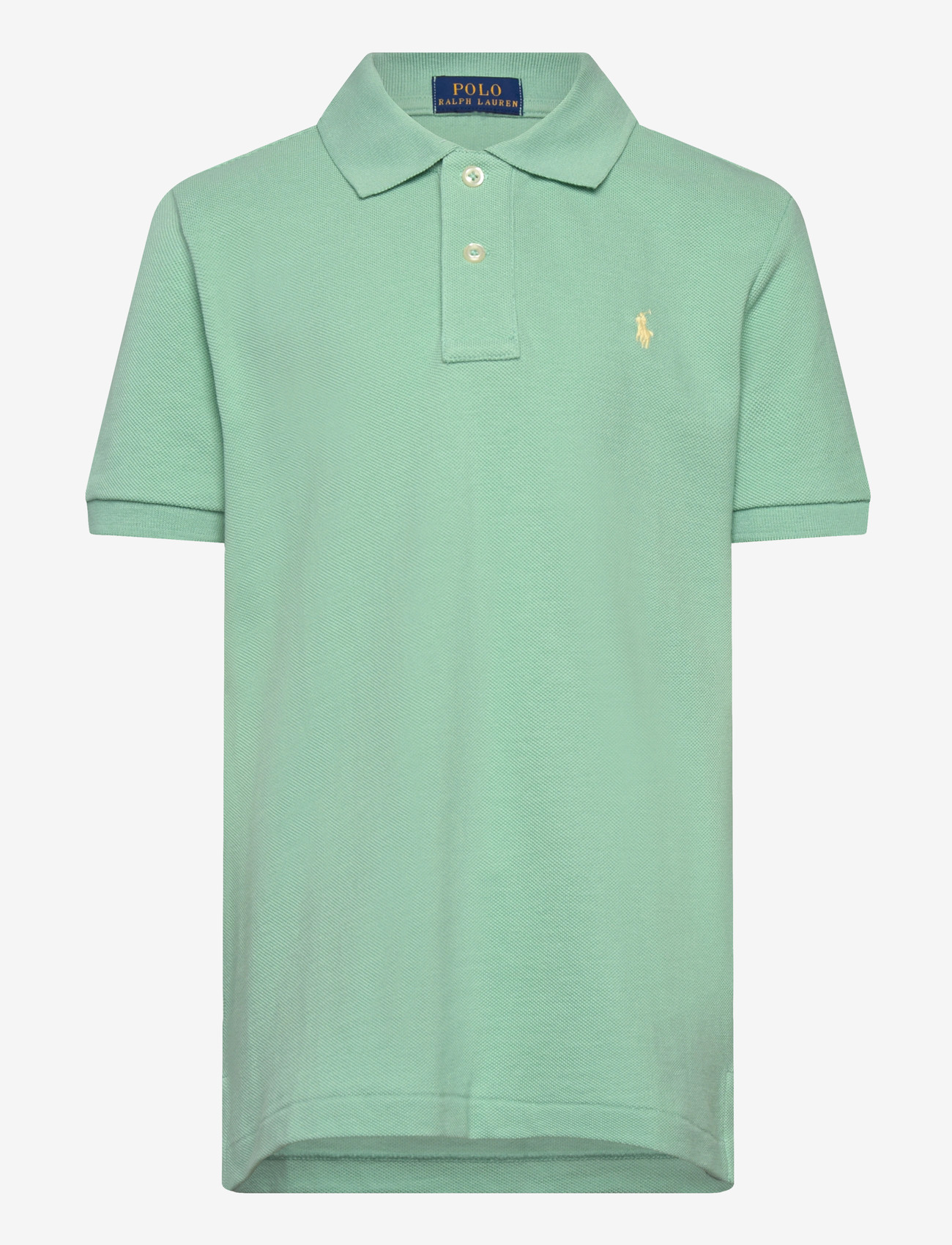 Ralph Lauren Kids - BASIC MESH-SS KC-TP-KNT - kortærmede poloer - celadon/c1168 - 0
