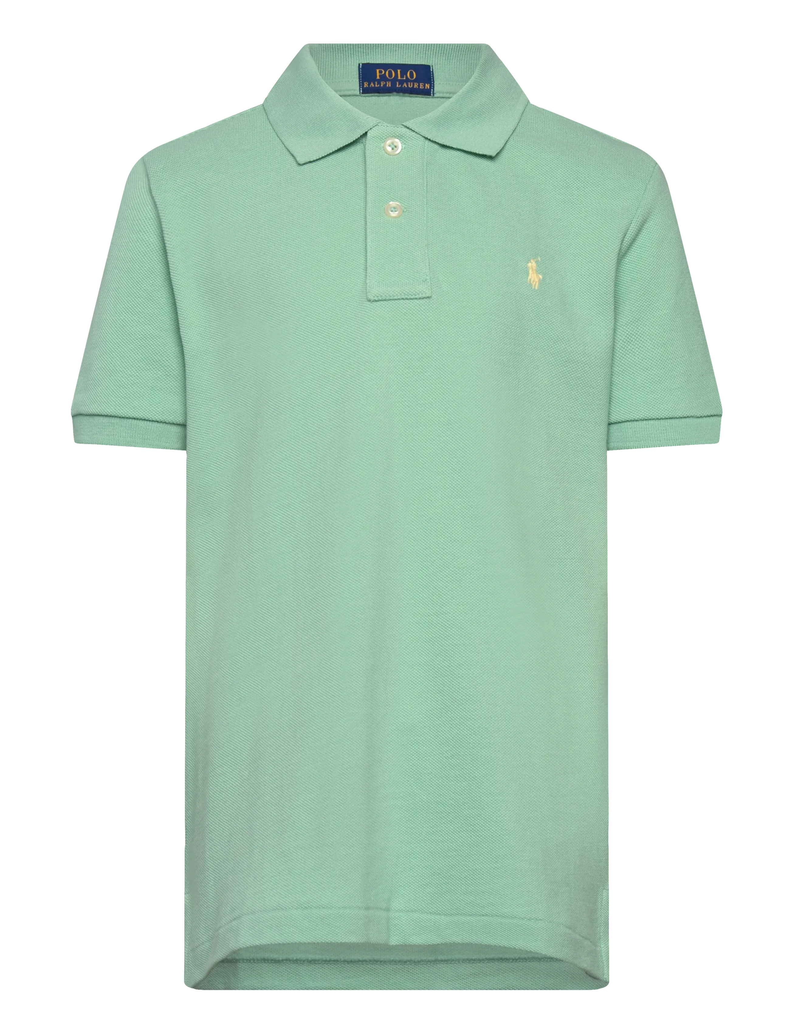 The Iconic Mesh Polo Shirt - CELADON/C1168