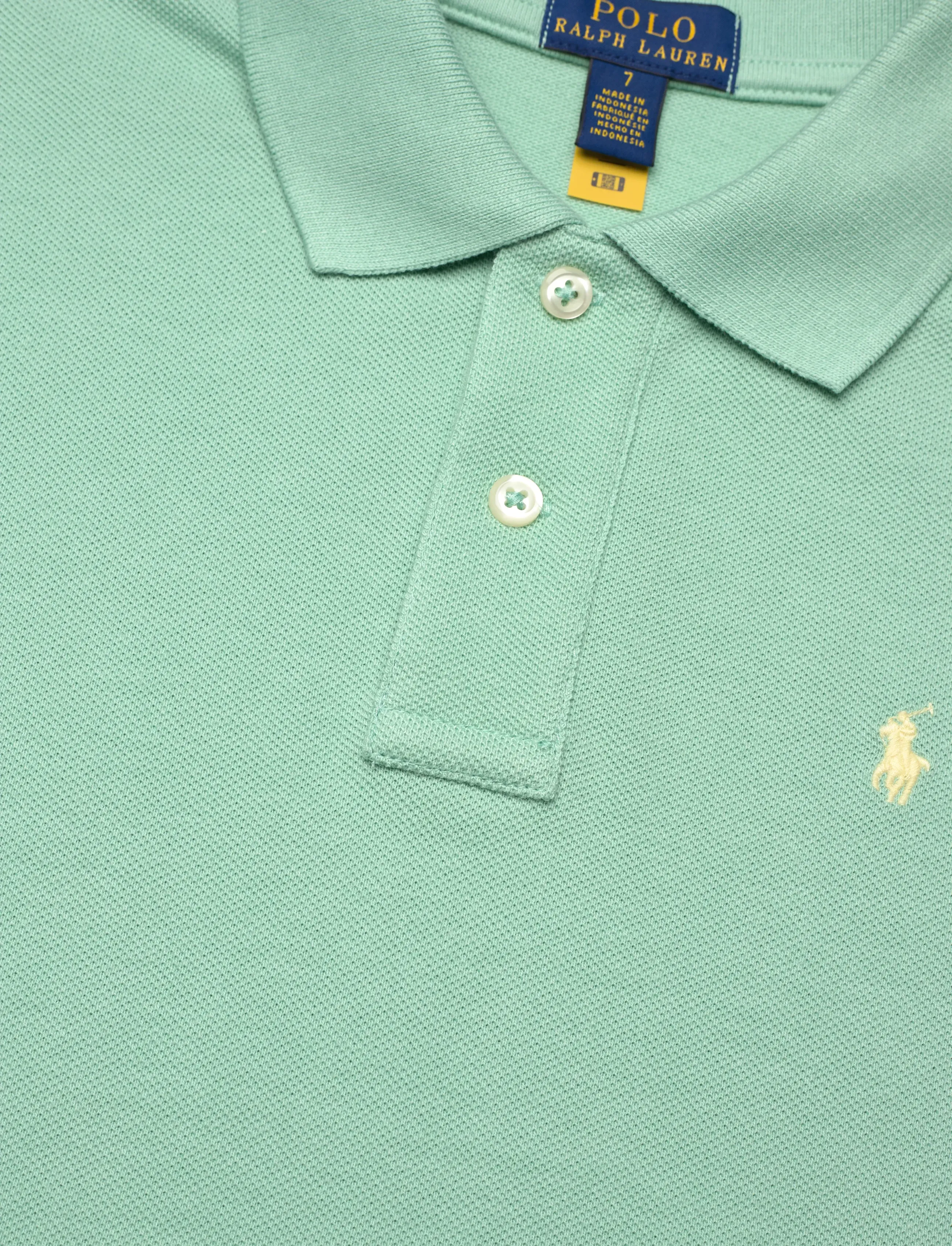 Ralph Lauren Kids - BASIC MESH-SS KC-TP-KNT - polo marškinėliai trumpomis rankovėmis - celadon/c1168 - 2