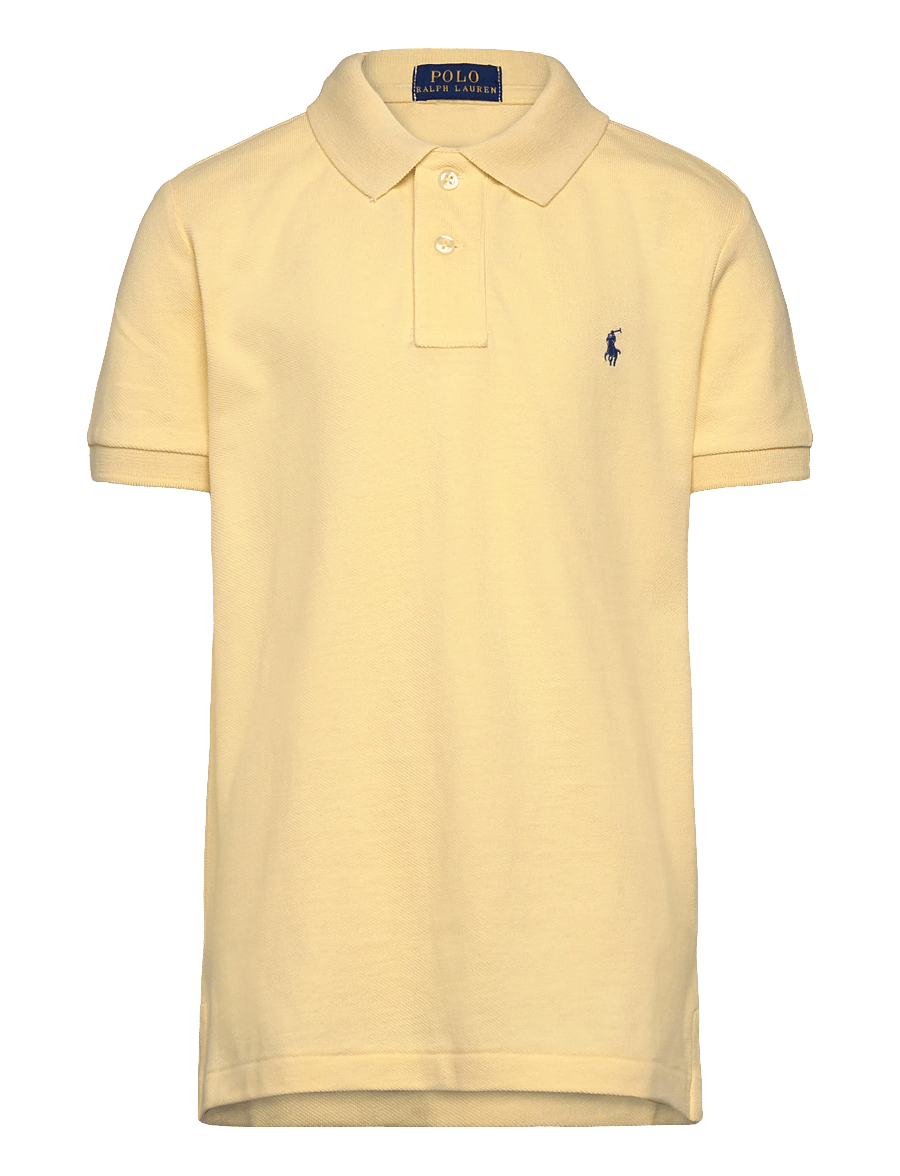 Ralph Lauren Kids - BASIC MESH-SS KC-TP-KNT - kortærmede poloer - t-bird yellow/c73 - 0