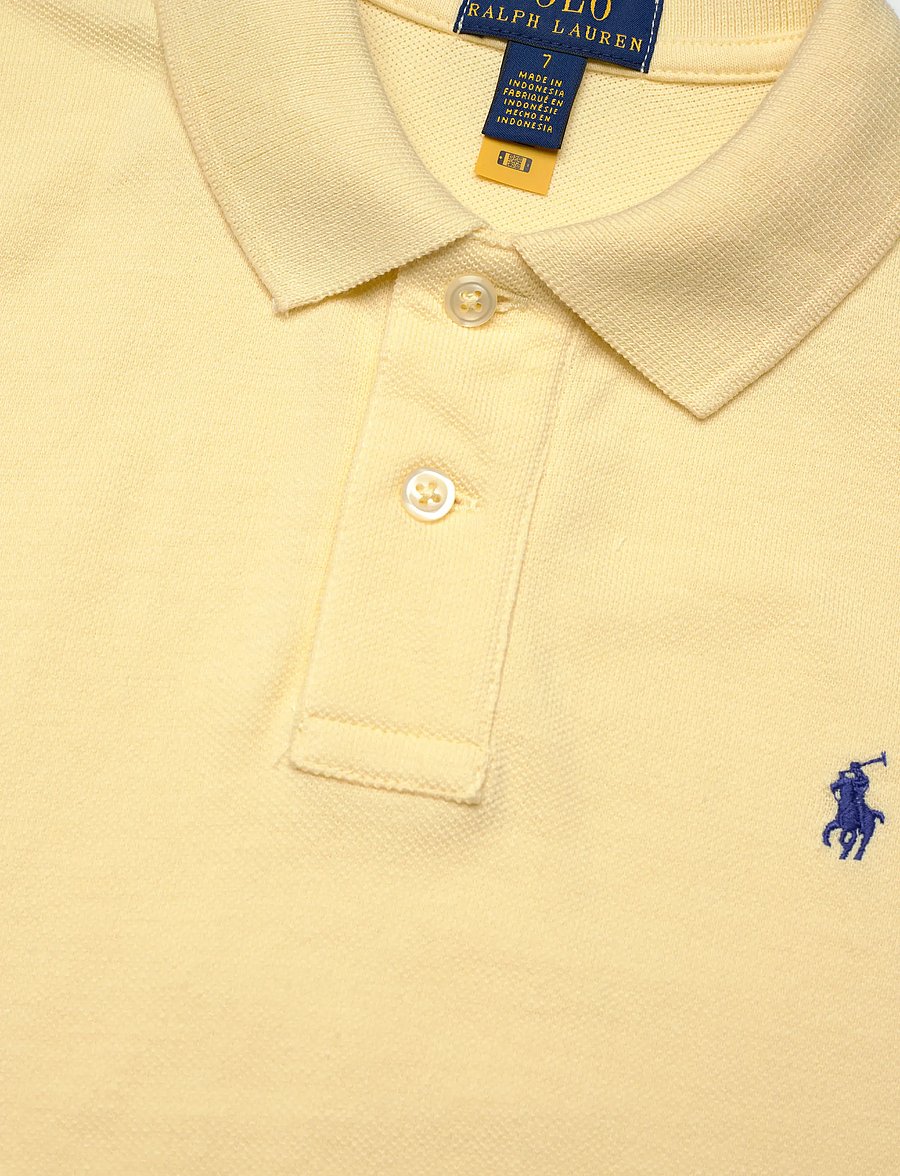 Ralph Lauren Kids - BASIC MESH-SS KC-TP-KNT - kortærmede poloer - t-bird yellow/c73 - 2
