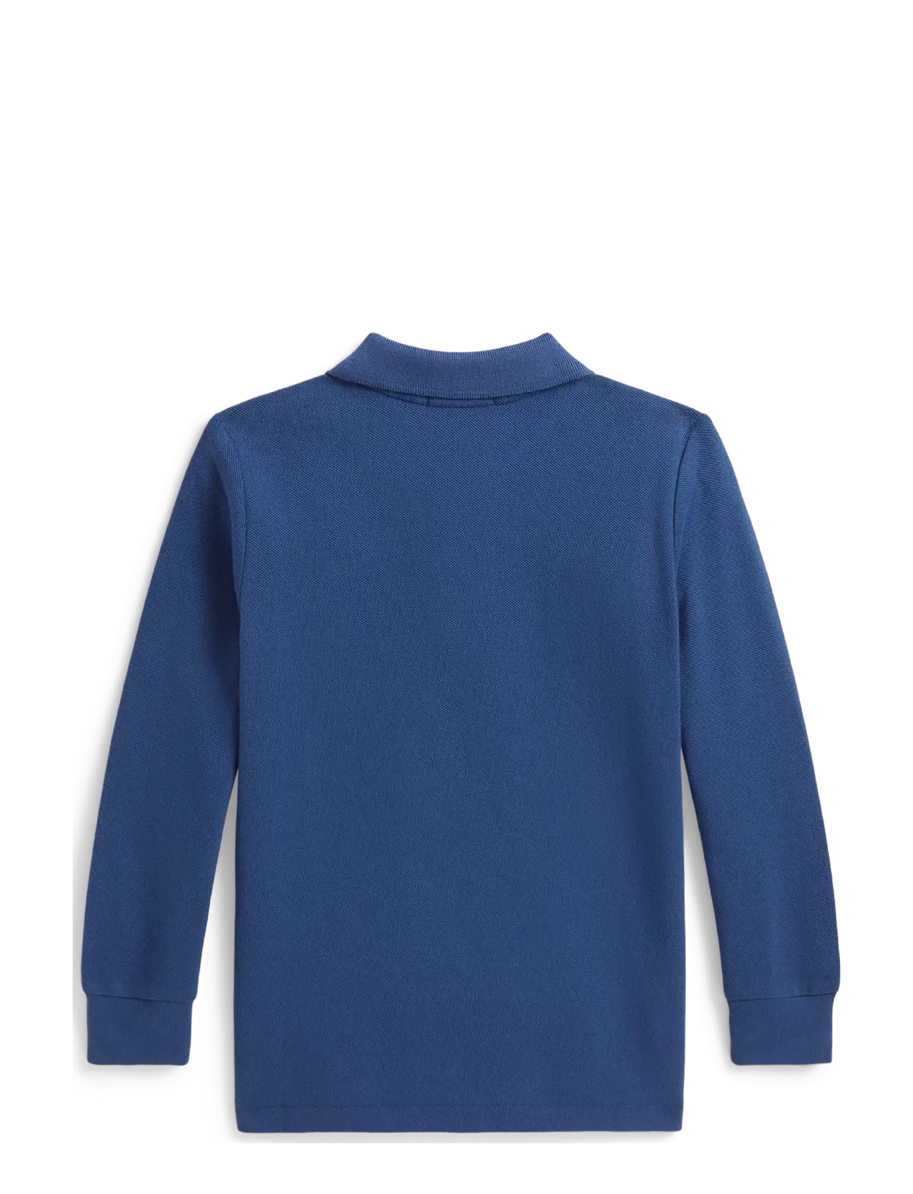 Ralph Lauren Kids - Cotton Mesh Long-Sleeve Polo Shirt - dusty azure/c1268 - 1