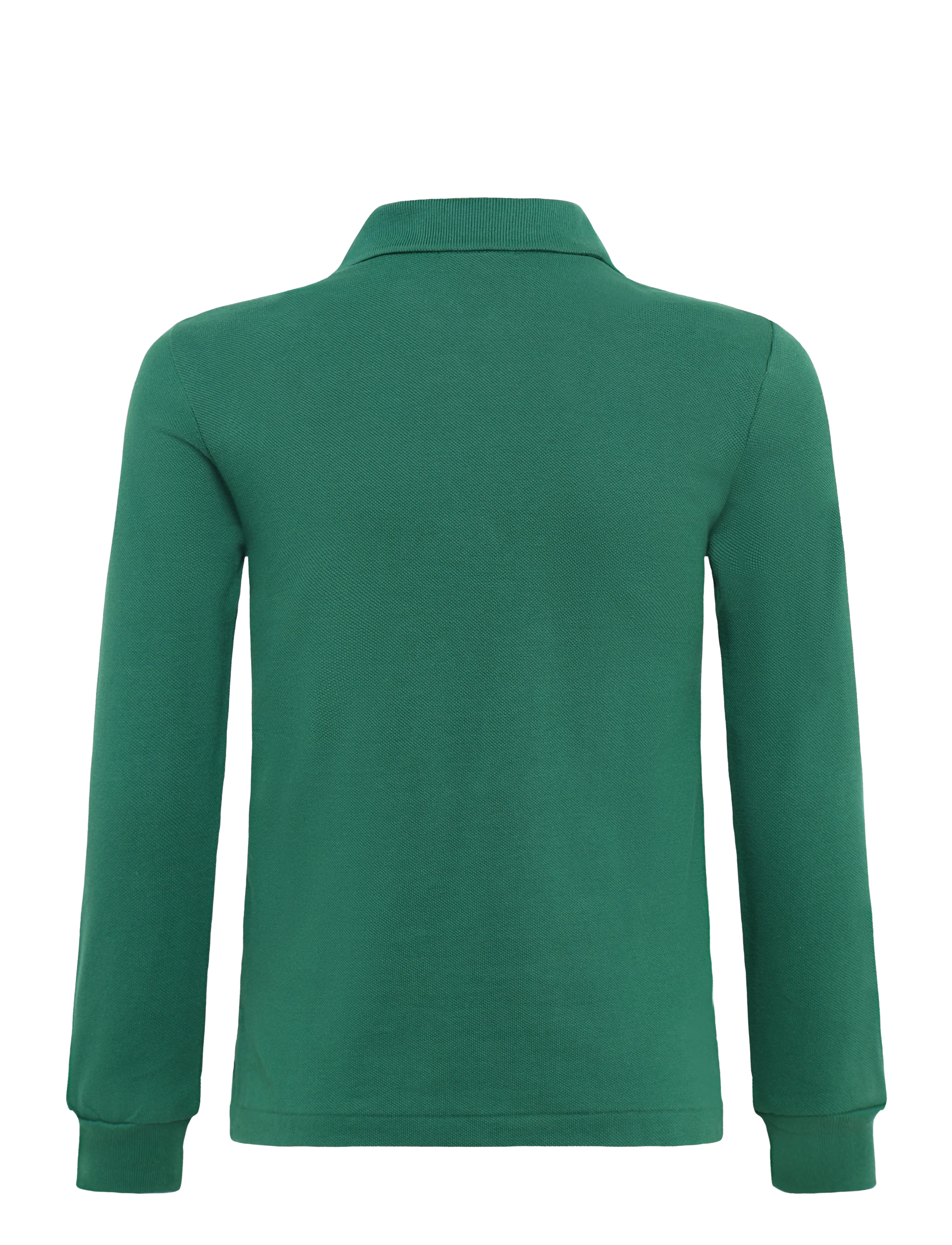 Ralph Lauren Kids - Cotton Mesh Long-Sleeve Polo Shirt - långärmade pikéer - verano green/c0794 - 1