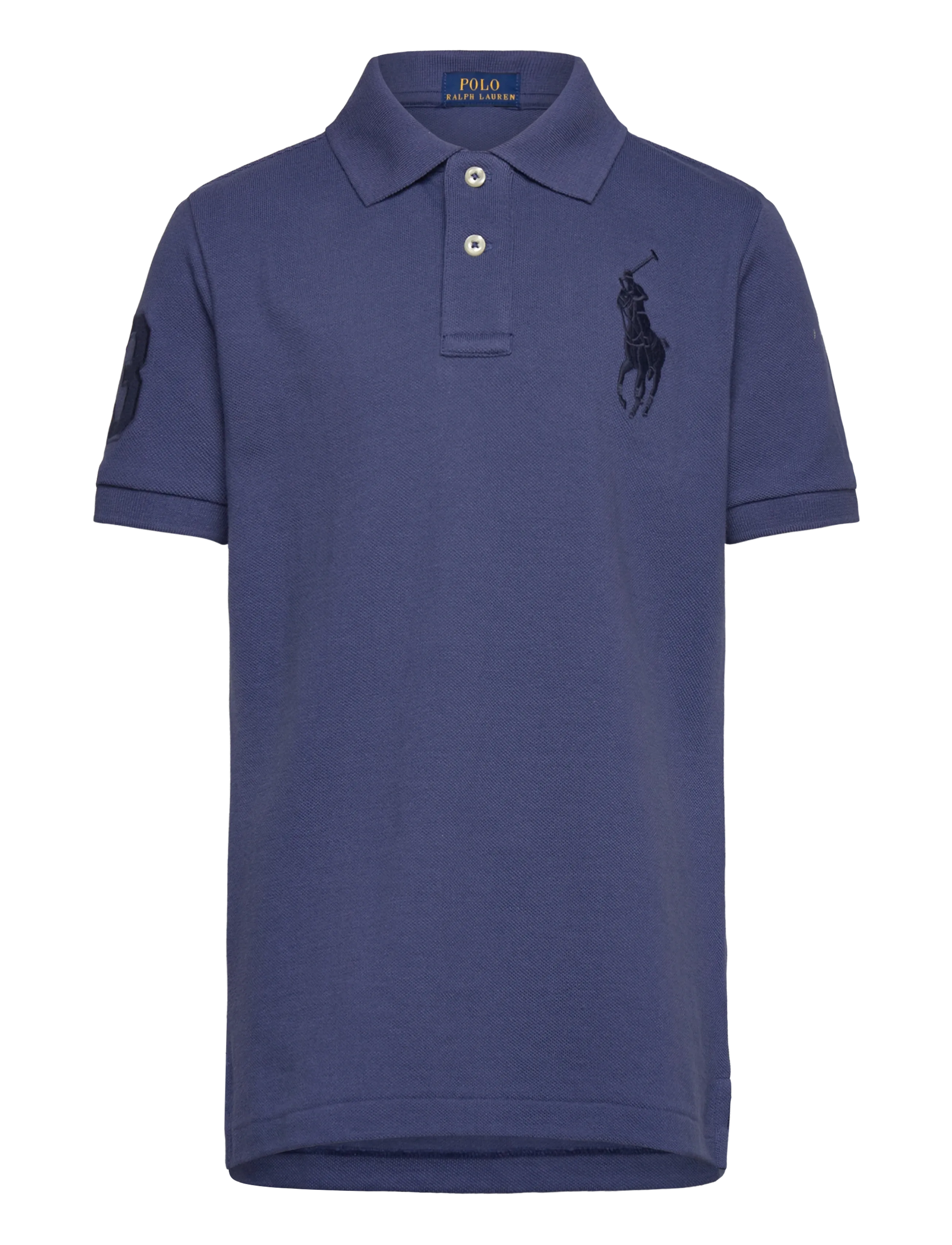 Big Pony Cotton Mesh Polo Shirt - LIGHT NAVY/C5935