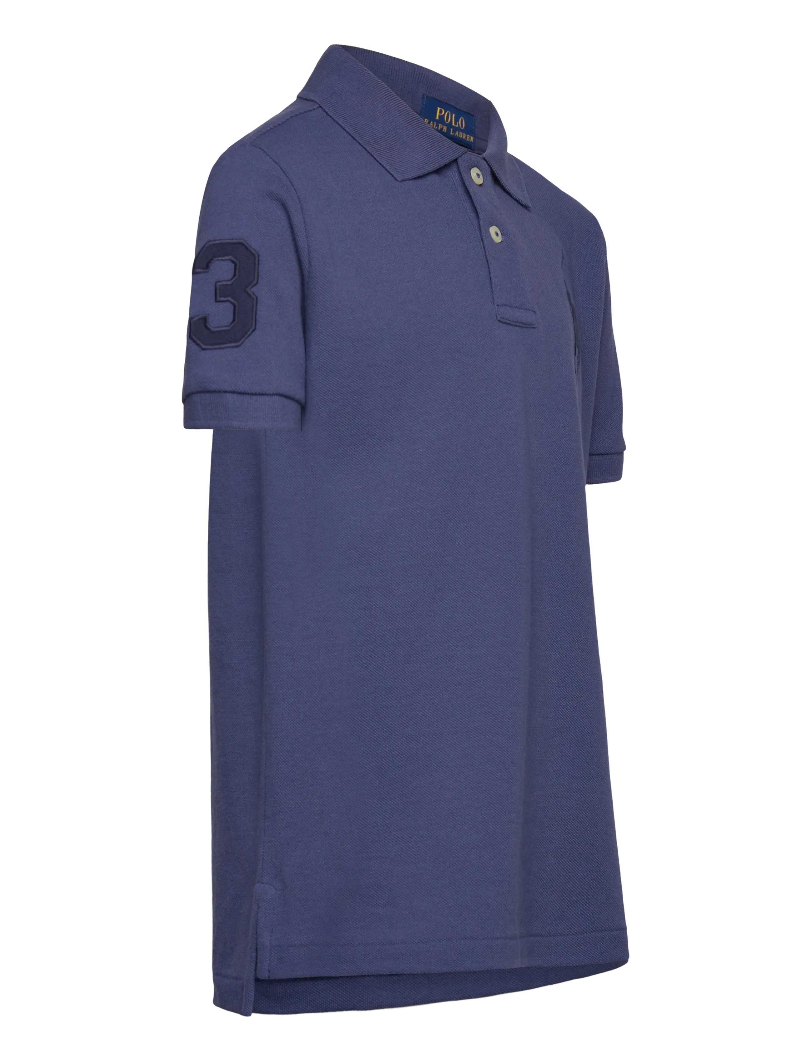 Ralph Lauren Kids - Big Pony Cotton Mesh Polo Shirt - polo krekli ar īsām piedurknēm - light navy/c5935 - 3