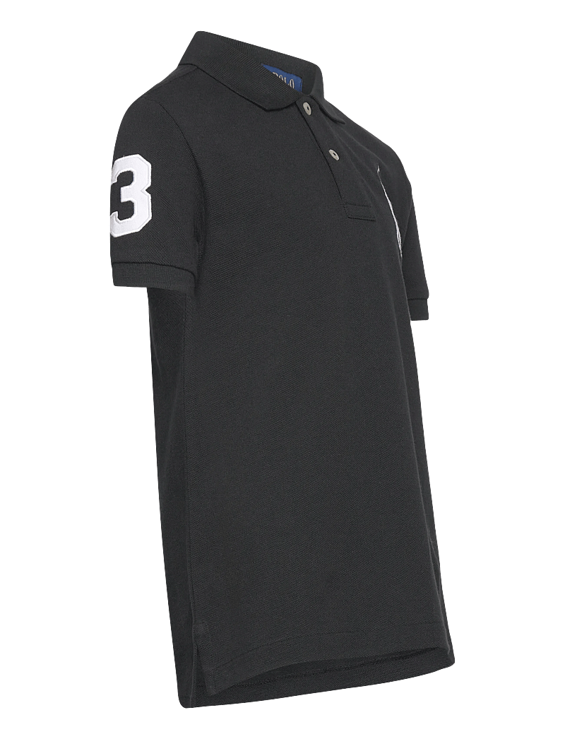 Ralph Lauren Kids - Big Pony Cotton Mesh Polo Shirt - short-sleeved polos - polo black/c1730 - 2