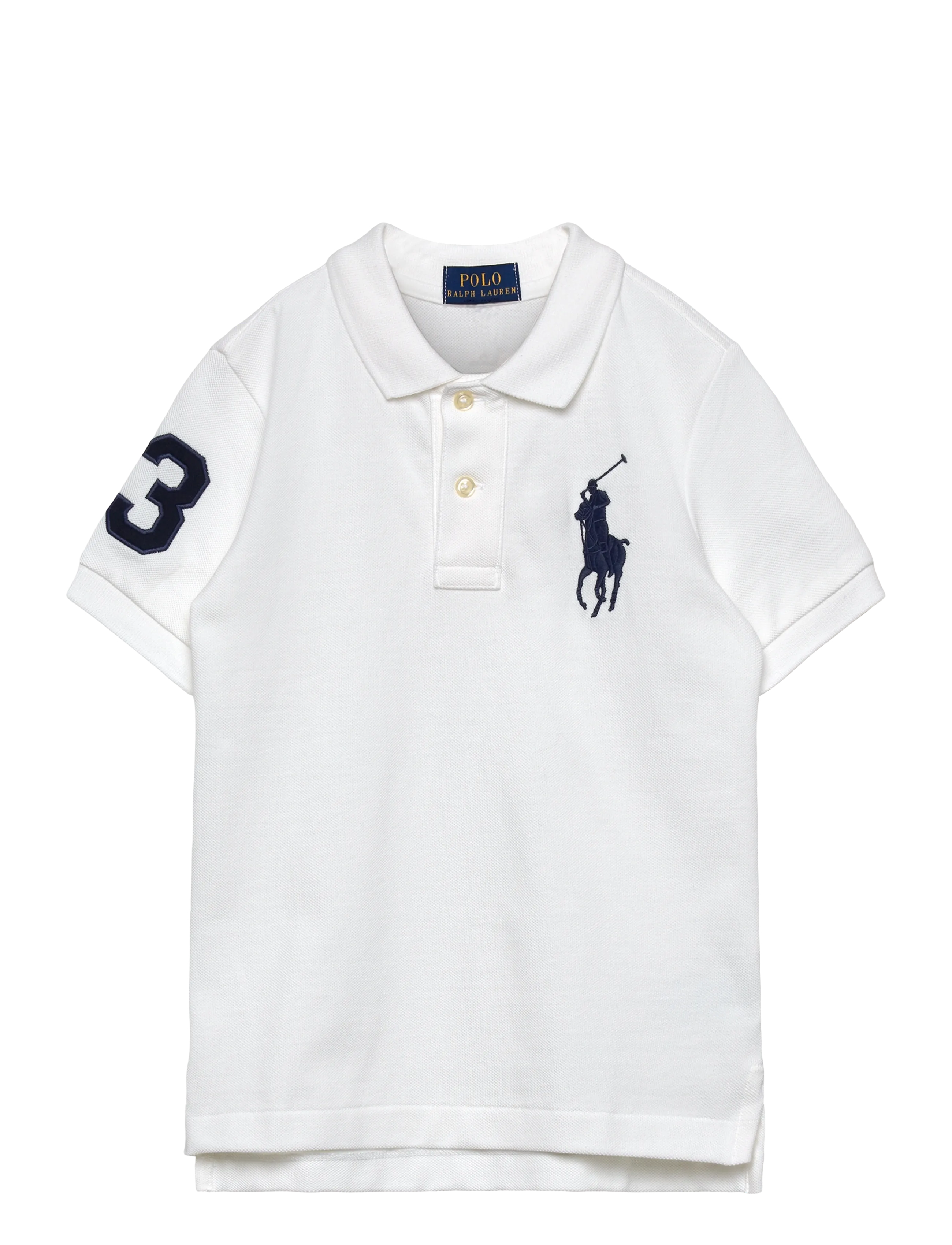 Ralph Lauren Kids Big Pony Cotton Mesh Polo Shirt - Kleidung - WHITE/C7996 / white