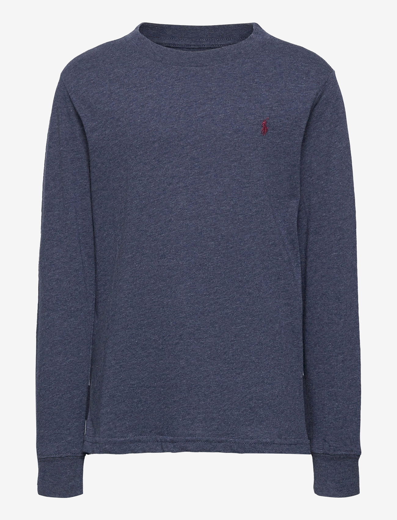 Ralph Lauren Kids - Cotton Jersey Long-Sleeve Tee - fresco blue hthr - 0