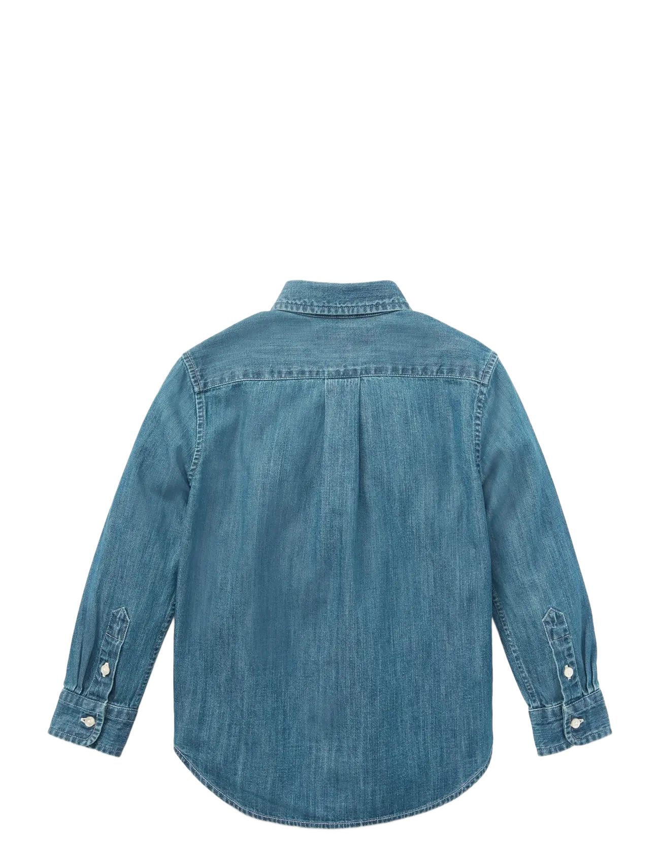 Ralph Lauren Kids - Cotton Denim Shirt - dk blue - 3