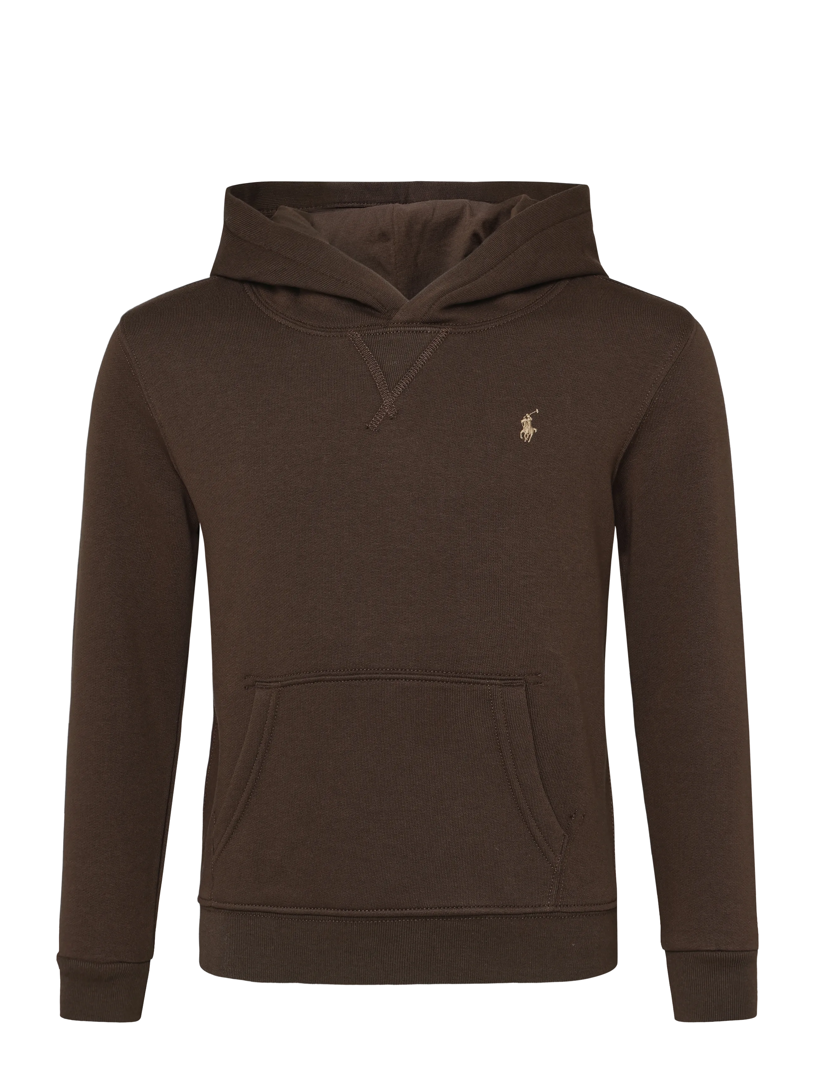 Ralph Lauren Kids SEASONAL FLEECE-LS PO HOOD-TP-KNT - Kapuzenpullover - NUTMEG BROWN/C8624 / brown