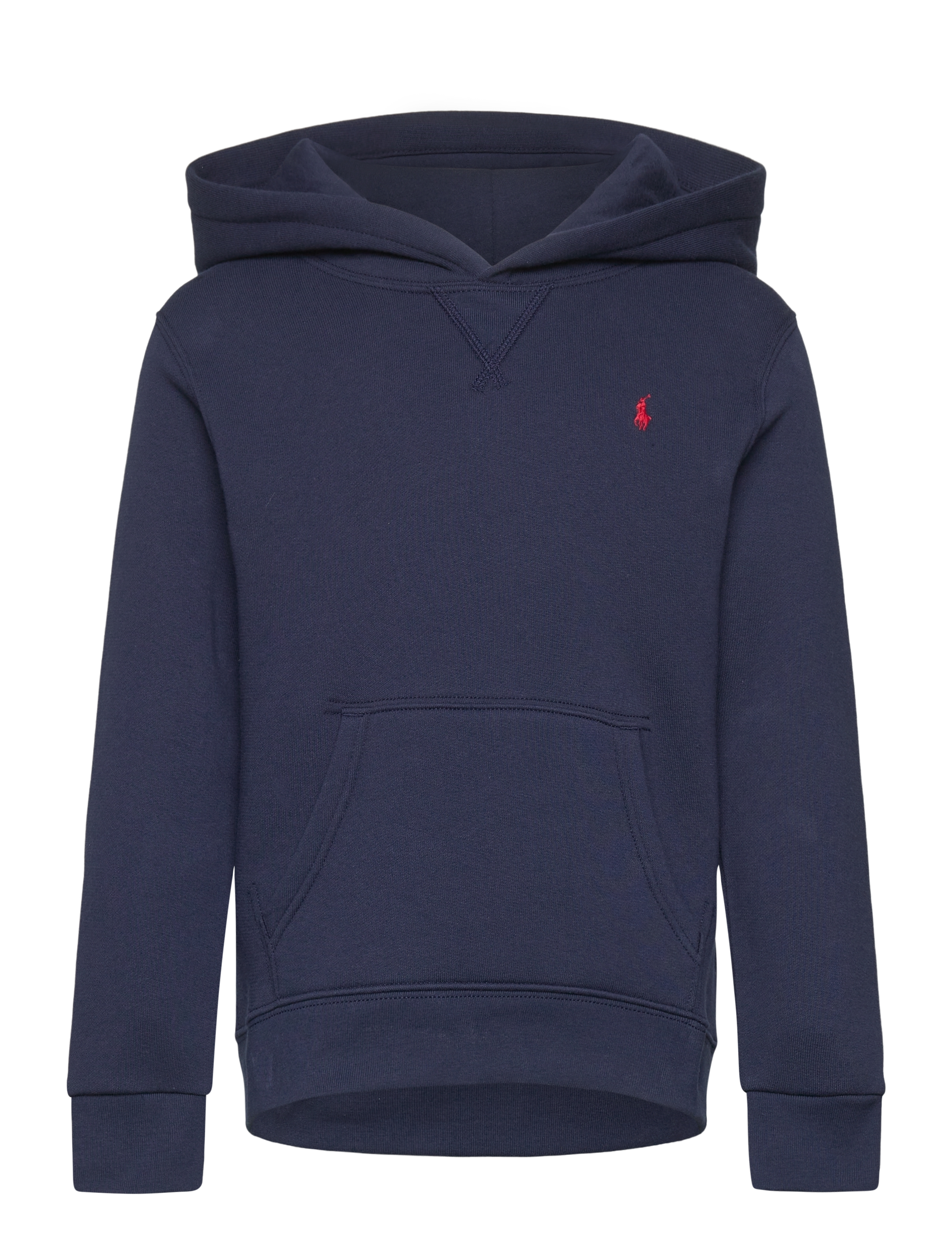 Ralph Lauren Kids SEASONAL FLEECE-LS PO HOOD-TP-KNT - Sweatshirts & Hættetrøjer - REFINED NAVY/C387 / navy