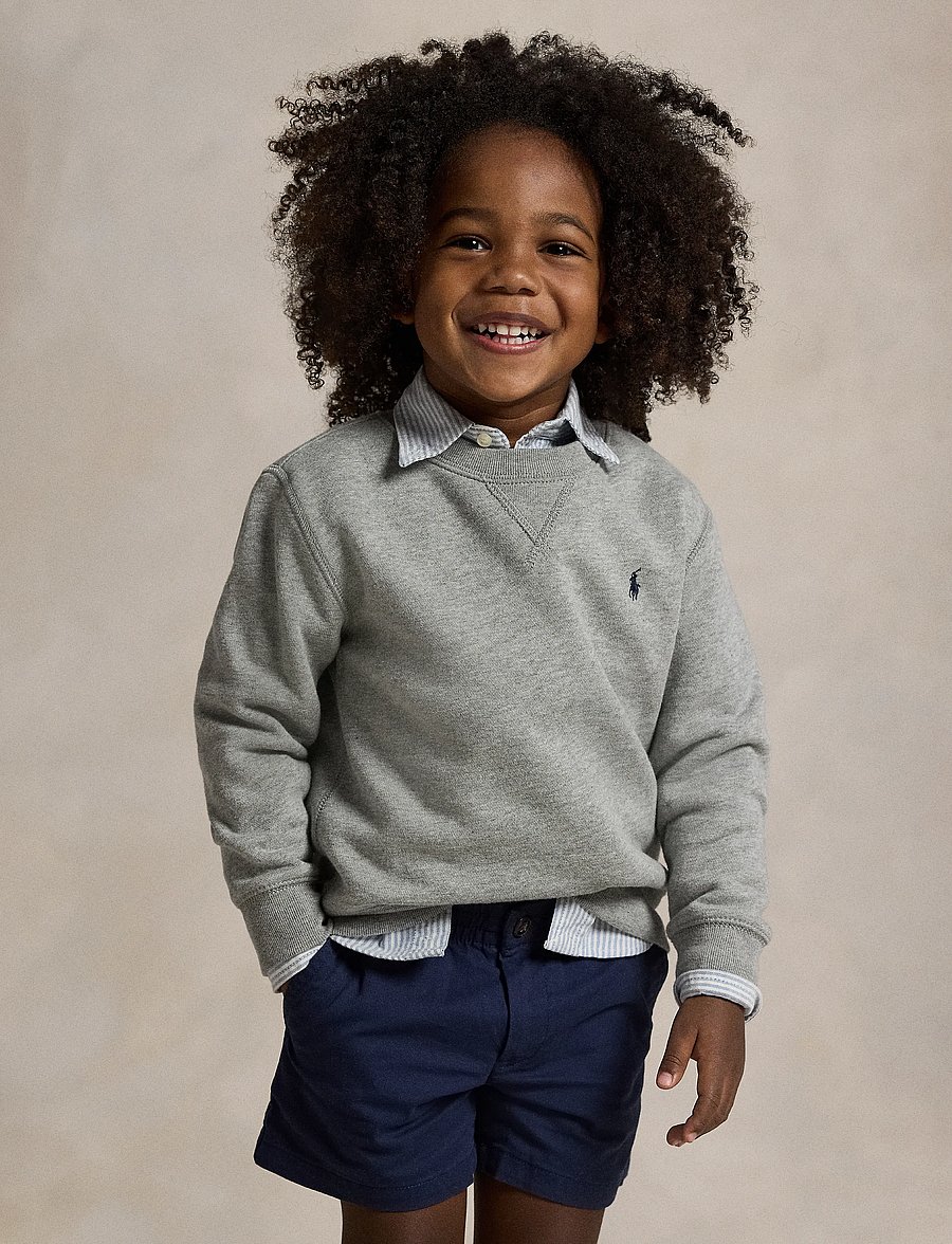 Ralph Lauren Kids - Fleece Sweatshirt - sweatshirts - dark sport heathe - 2